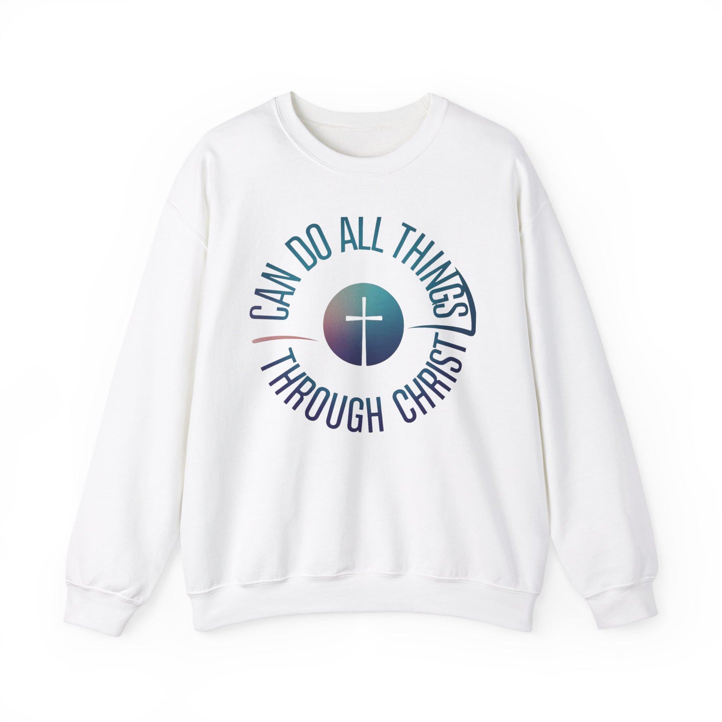 I Can Do All Things Through CHRIST Unisex Heavy Blend™ Crewneck Sweatshirt