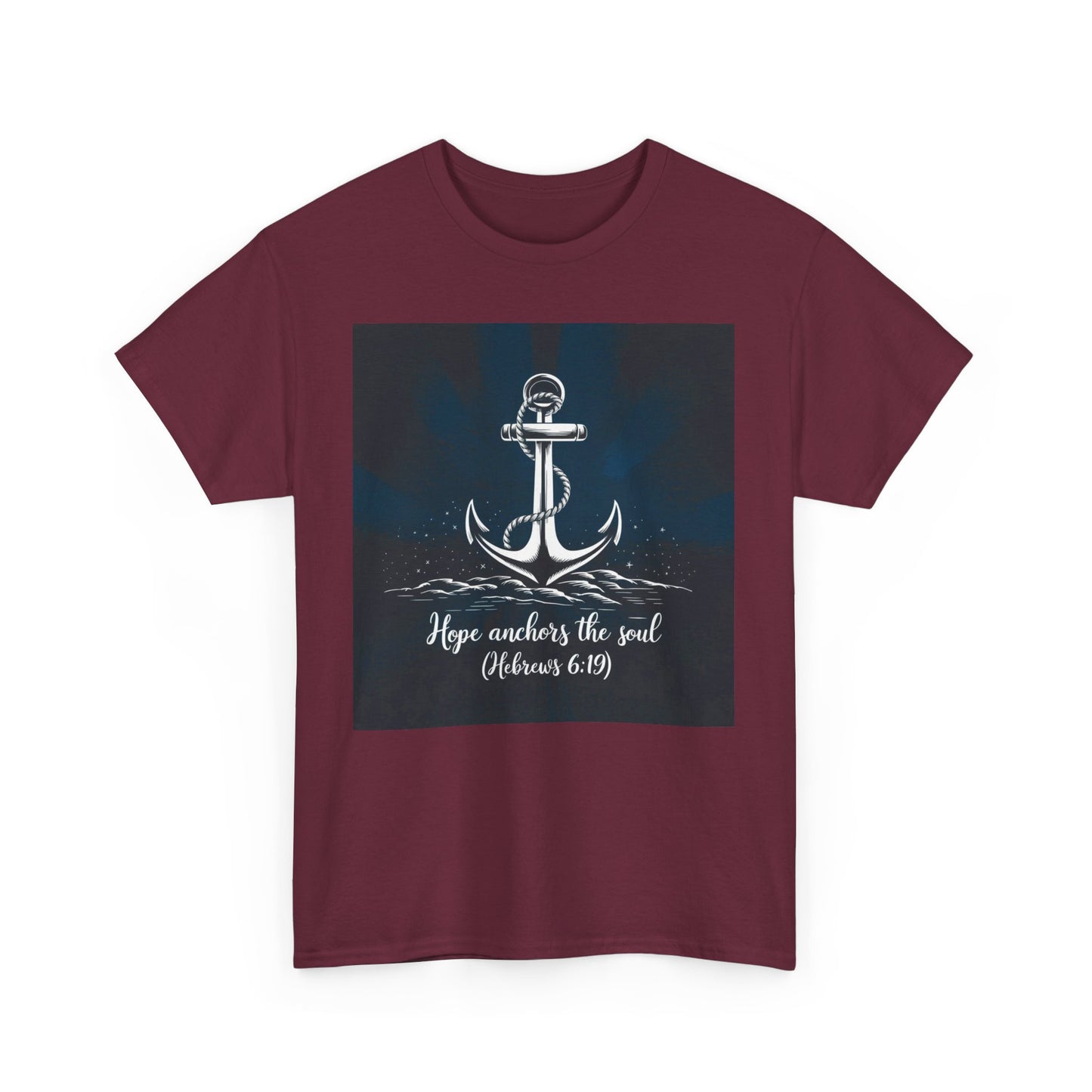 Hope Anchors The Soul Unisex Heavy Cotton Tee