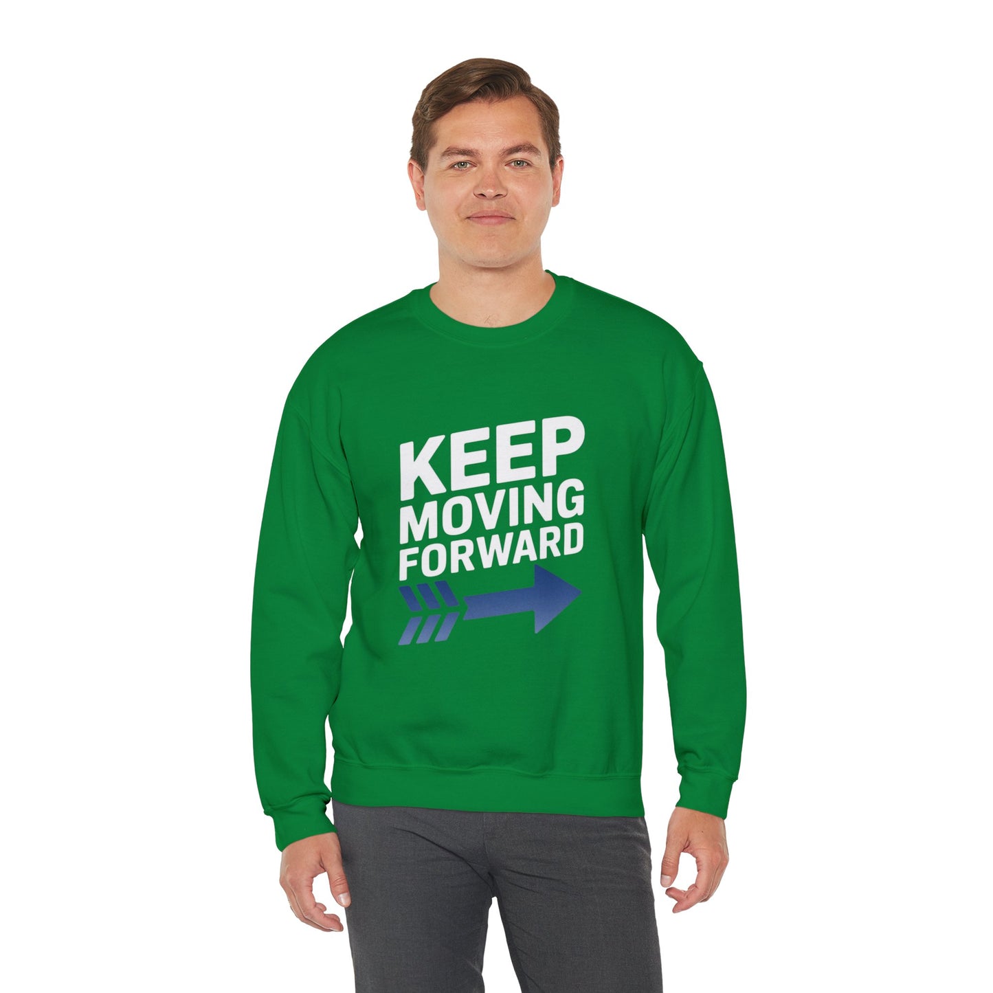 Keep Moving Forward Unisex Heavy Blend™ Crewneck Sweatshirt Gildan 18000