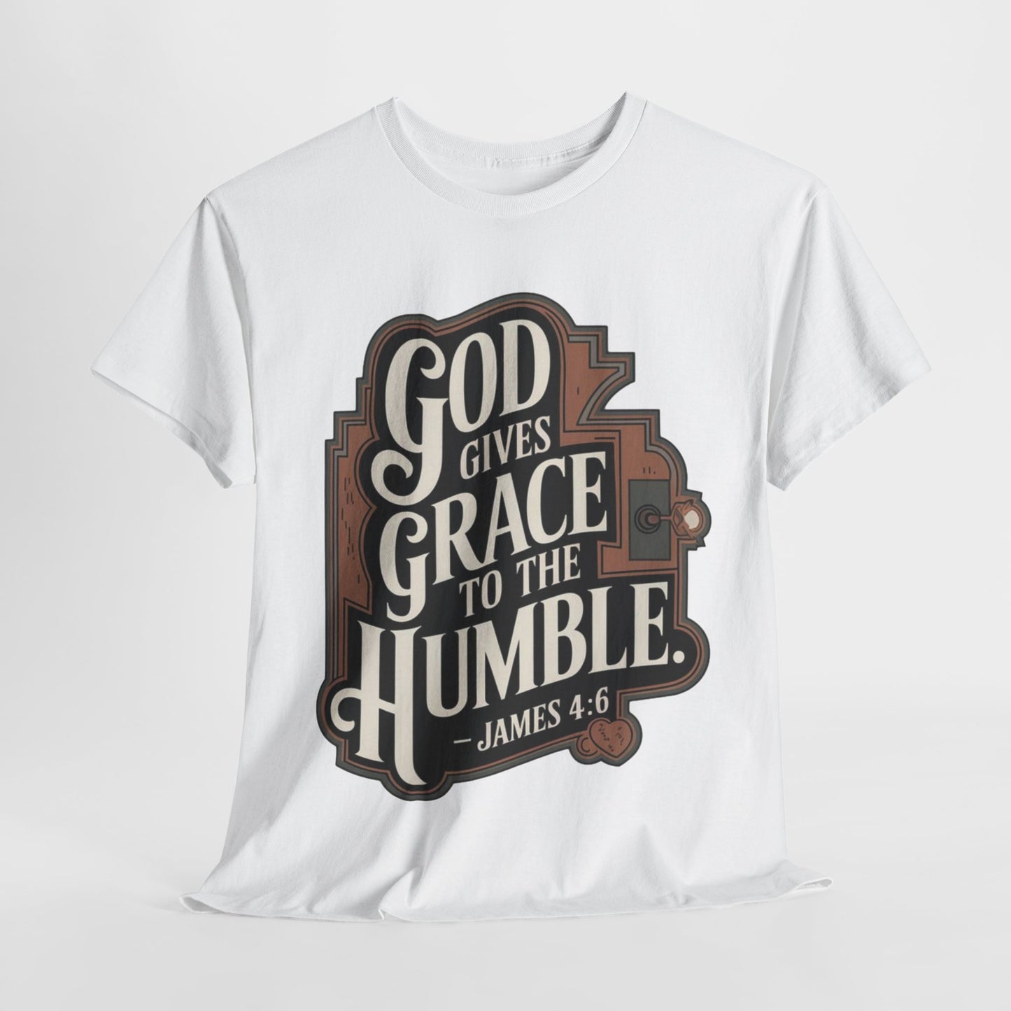 GOD Gives Grace To The Humble Unisex Heavy Cotton Tee