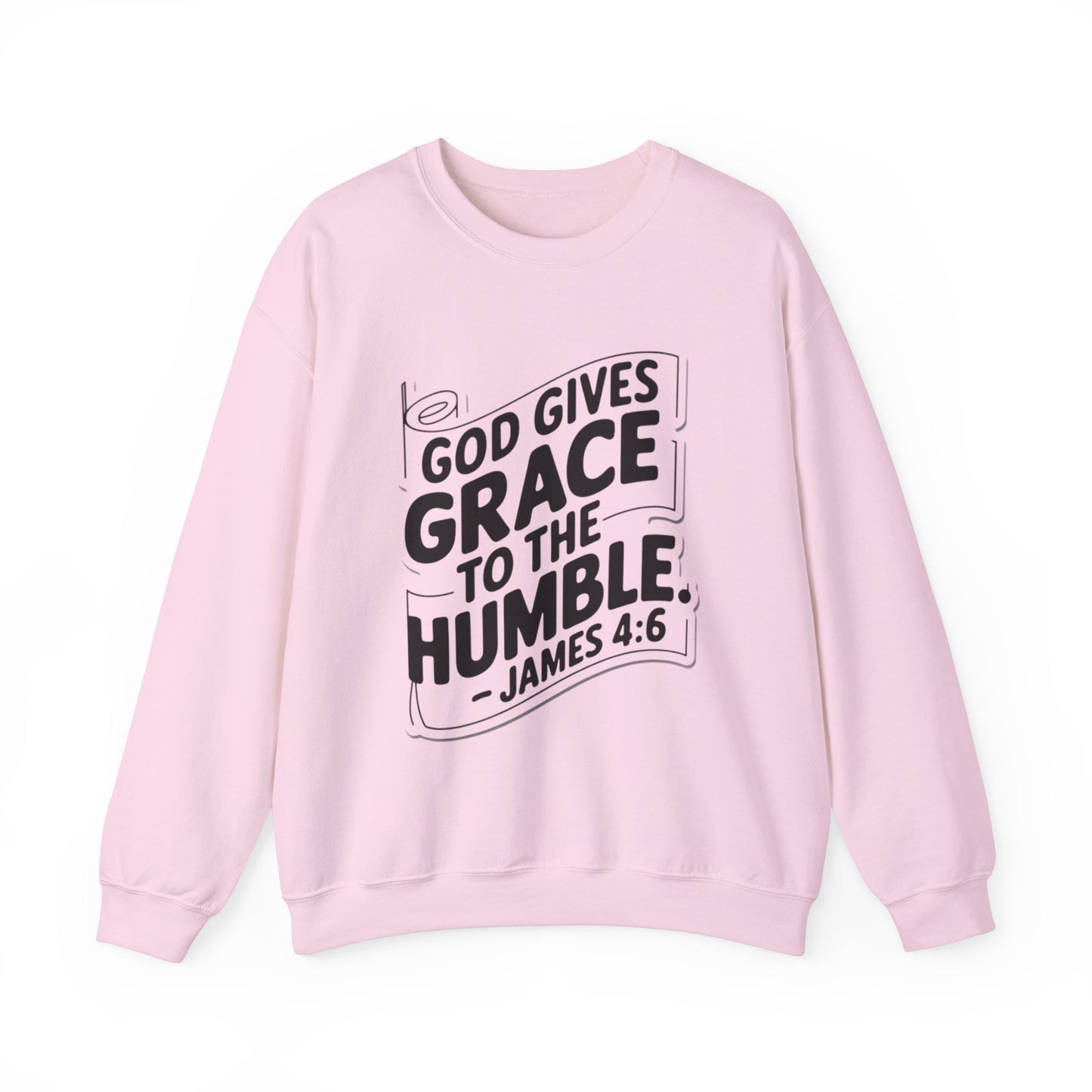 GOD Gives Grace To The Humble Unisex Heavy Blend™ Crewneck Sweatshirt