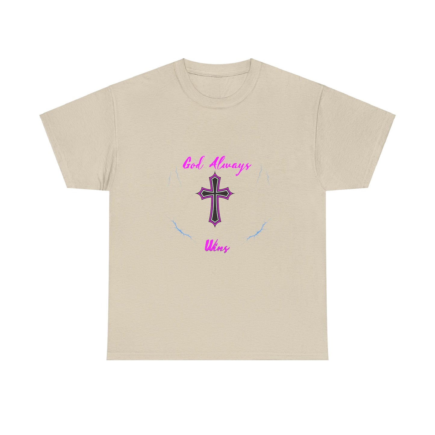 GOD always Wins Unisex Heavy Cotton Tee