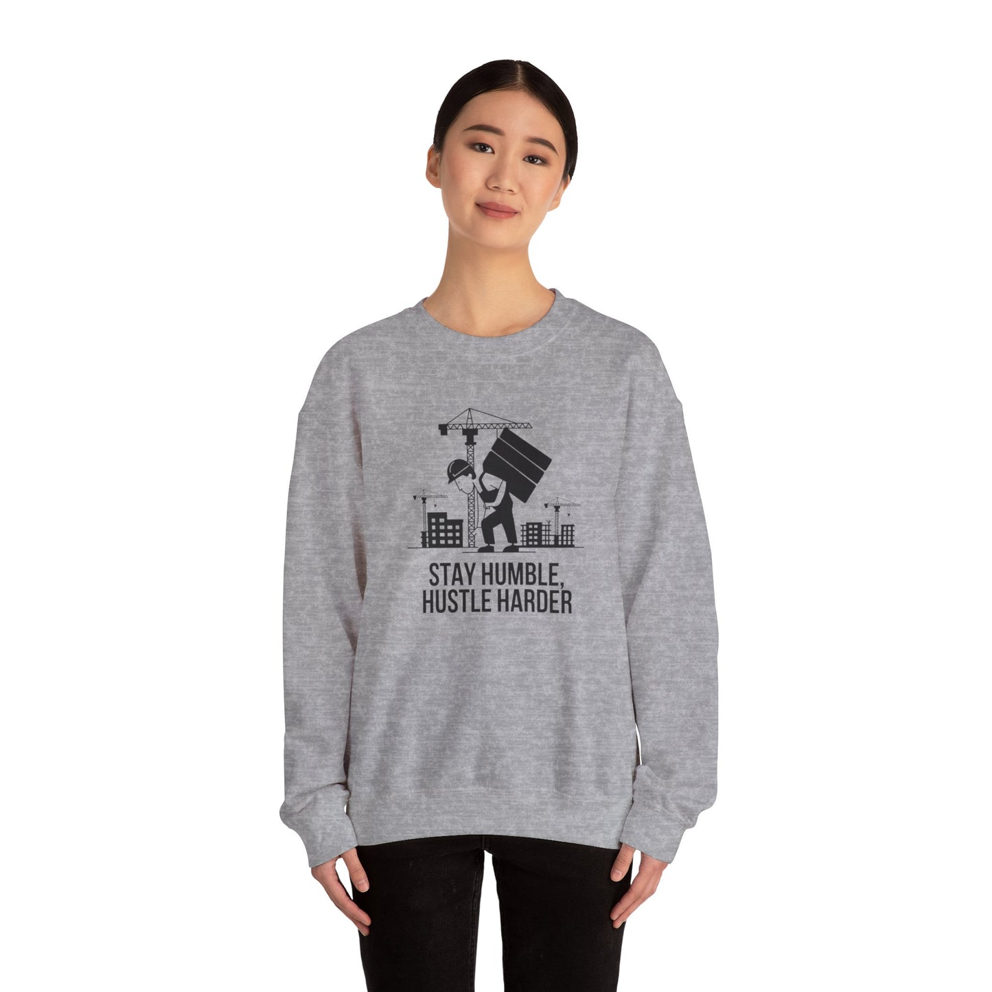 Stay Humble Hustle Harder Unisex Heavy Blend™ Crewneck Sweatshirt