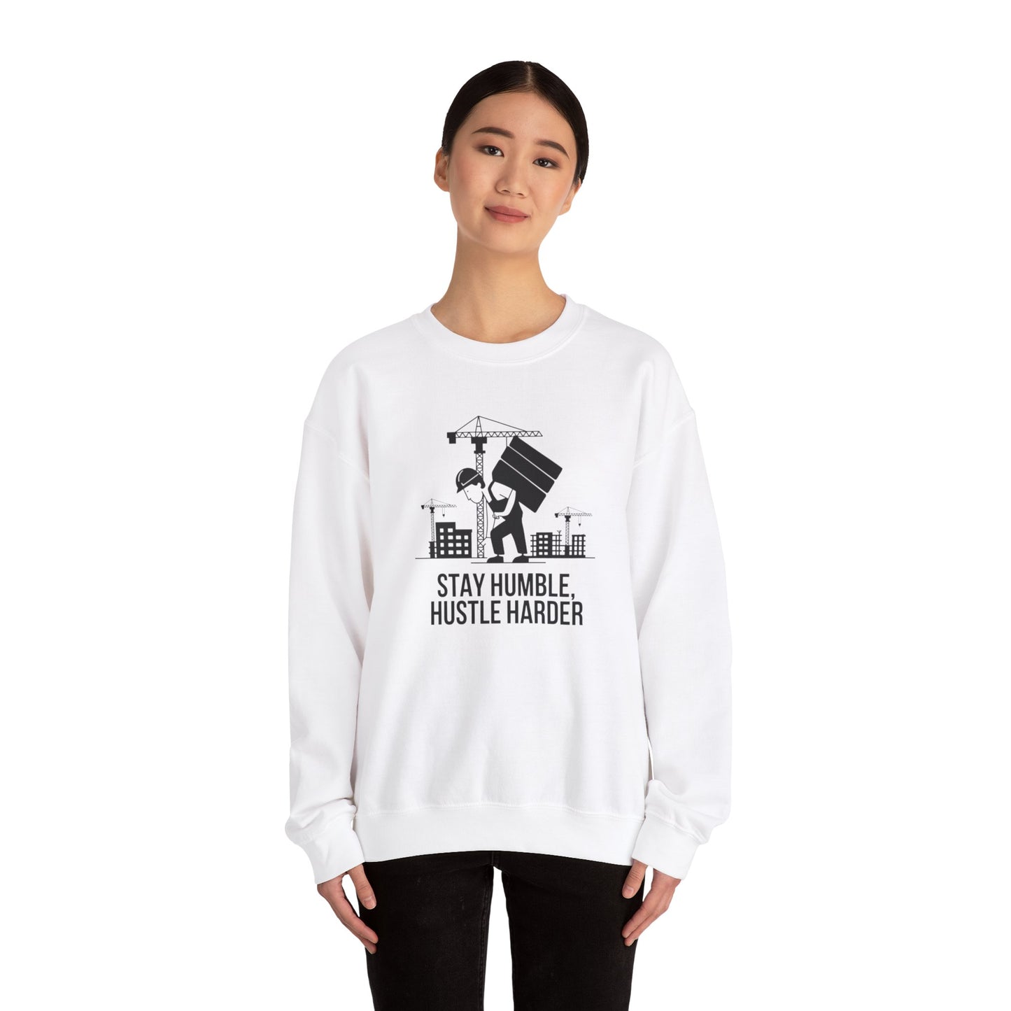 Stay Humble Hustle Harder Unisex Heavy Blend™ Crewneck Sweatshirt