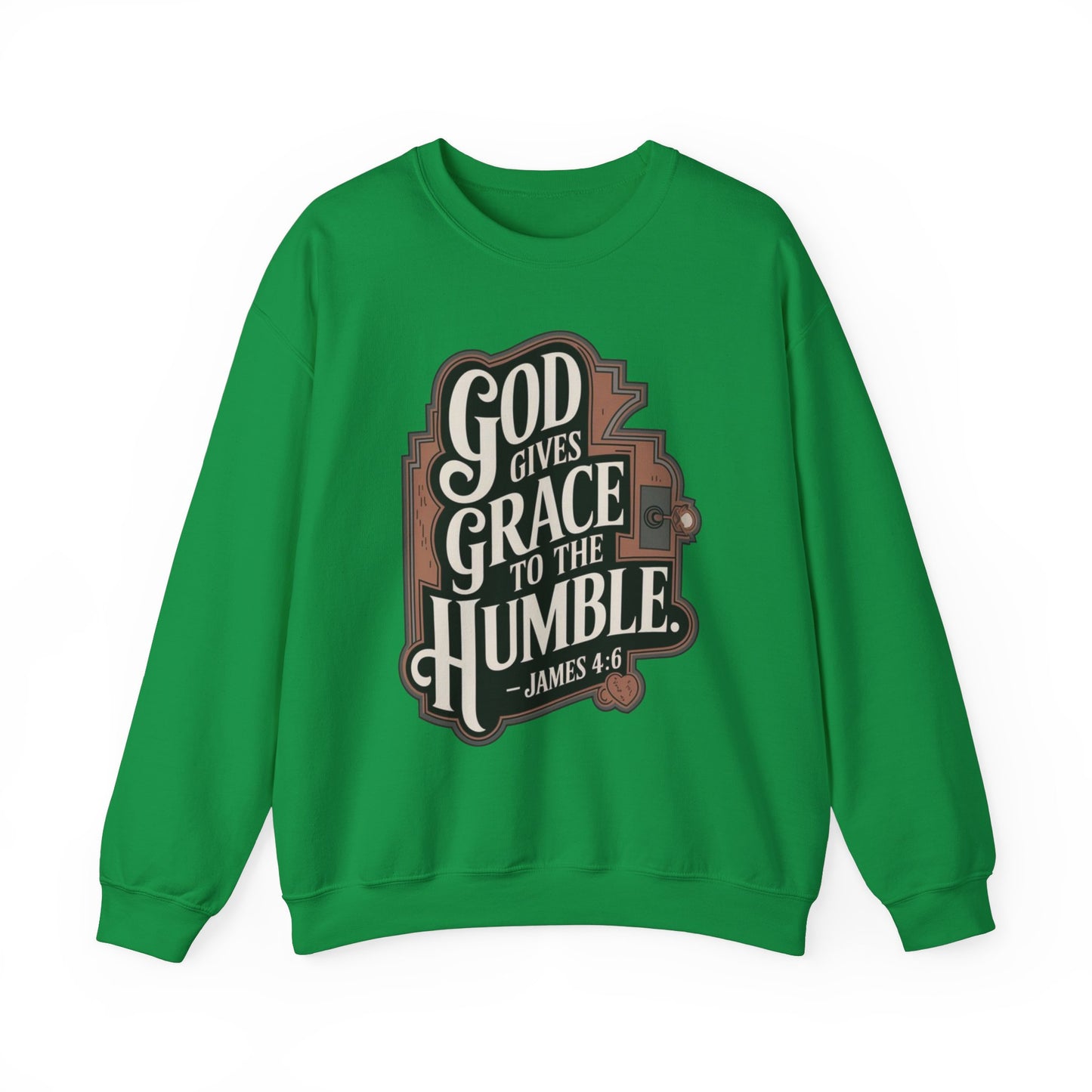 GOD Gives Grace To The Humble Sweatshirt Unisex Heavy Blend™ Crewneck