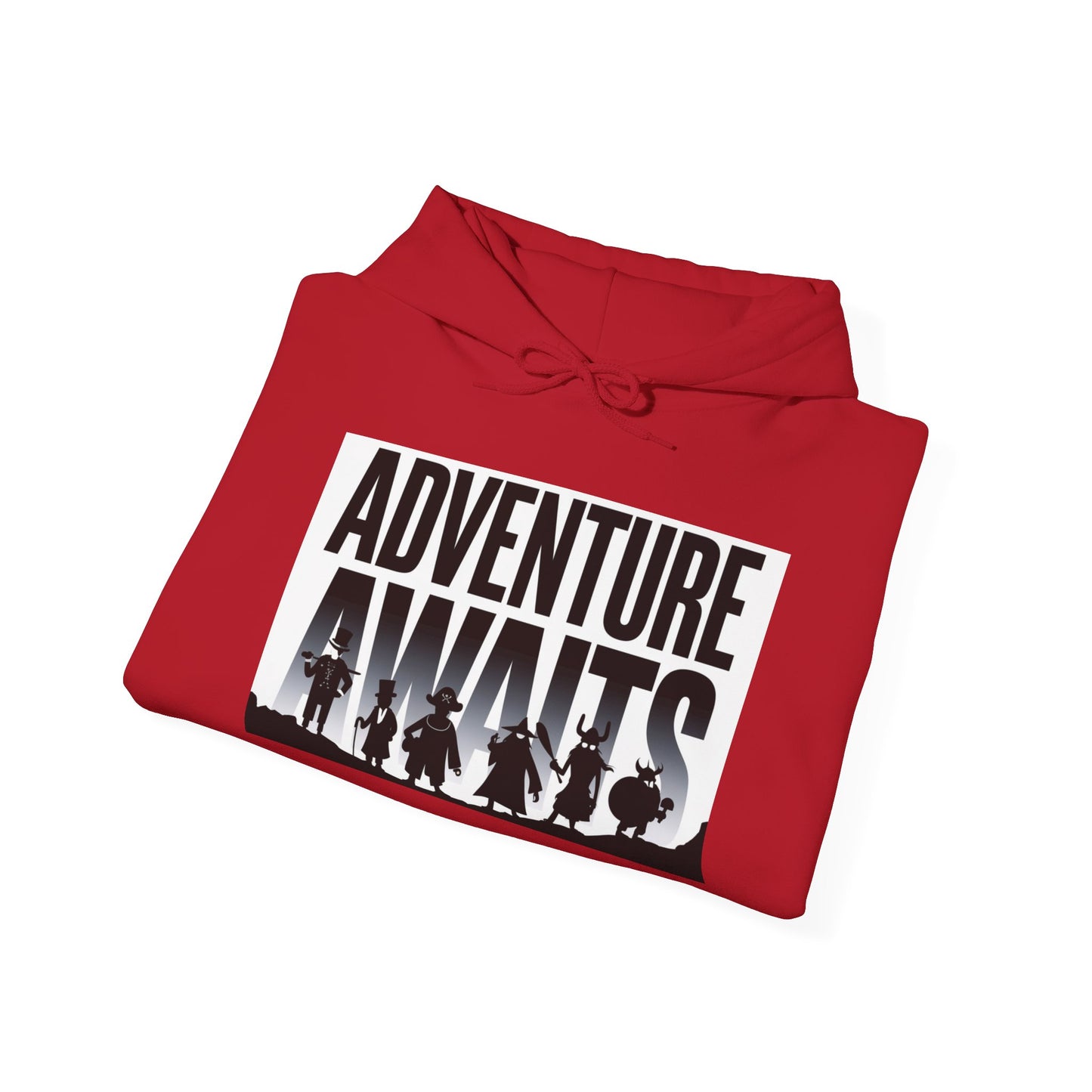 Adventure Awaits Unisex Heavy Blend™ Hoodie, Hooded Sweatshirt