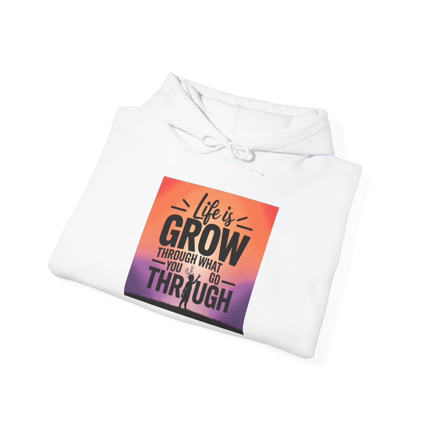 Growth Mindset Hoodie Hooded Sweatshirt Gildan 18500