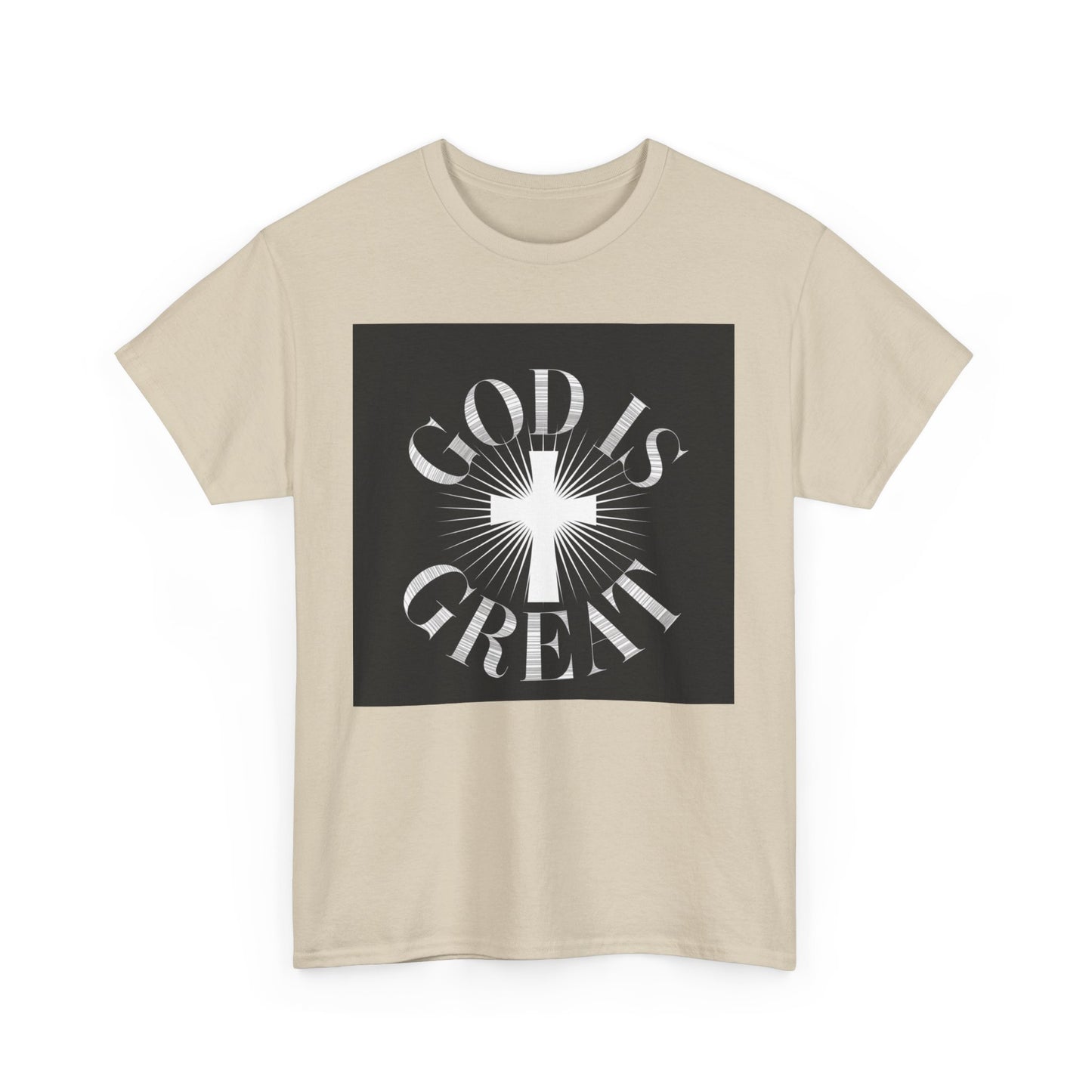 GOD is Great Unisex Heavy Cotton Tee