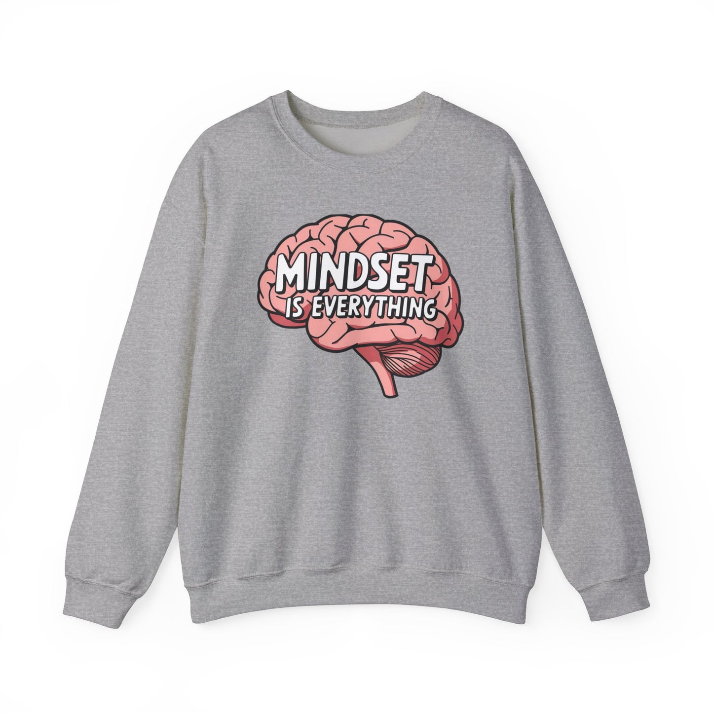 Mind Set Is Everything Unisex Heavy Blend™ Crewneck Sweatshirt Gildan 18000