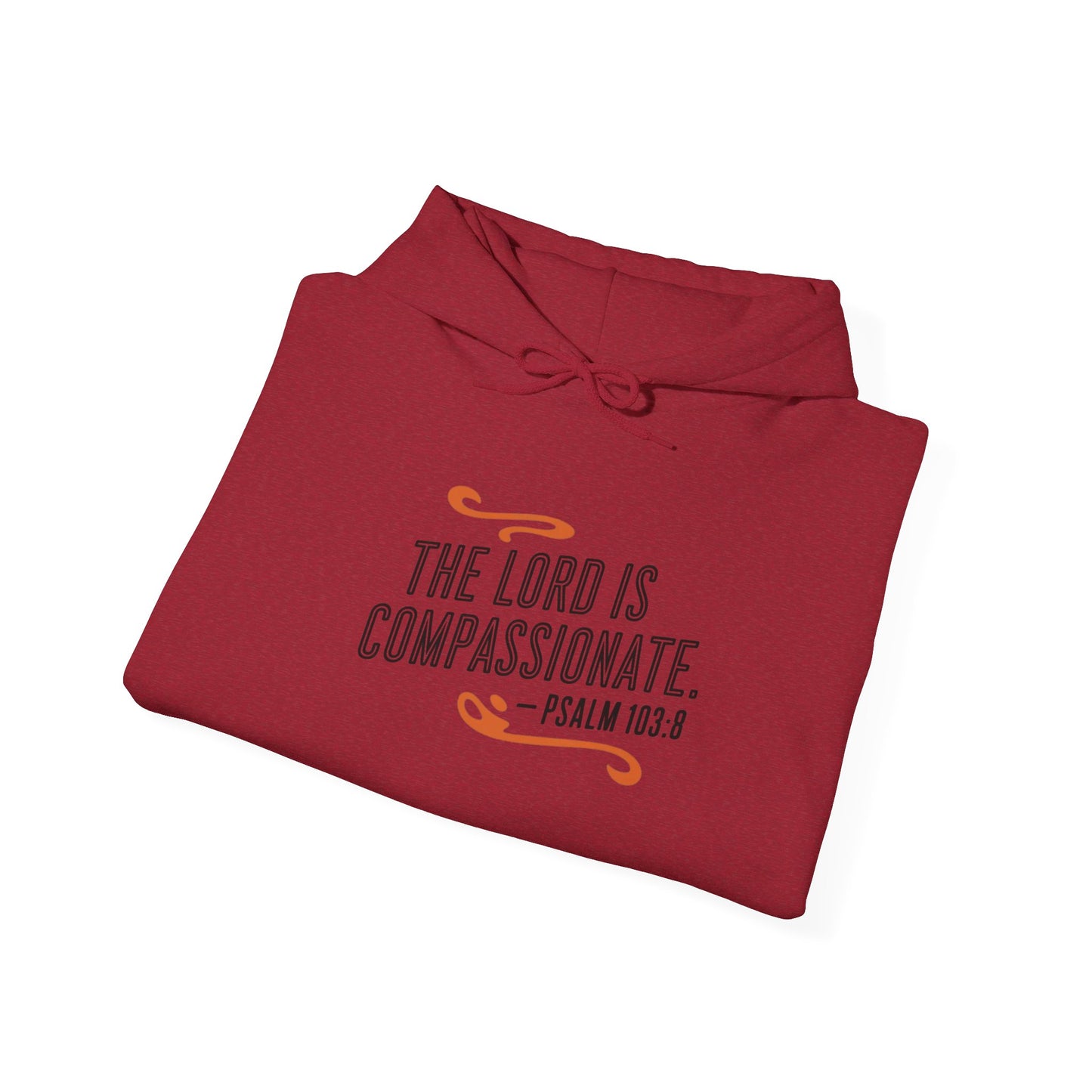 The LORD Is Compassionate  Unisex Heavy Blend™ Hooded Sweatshirt