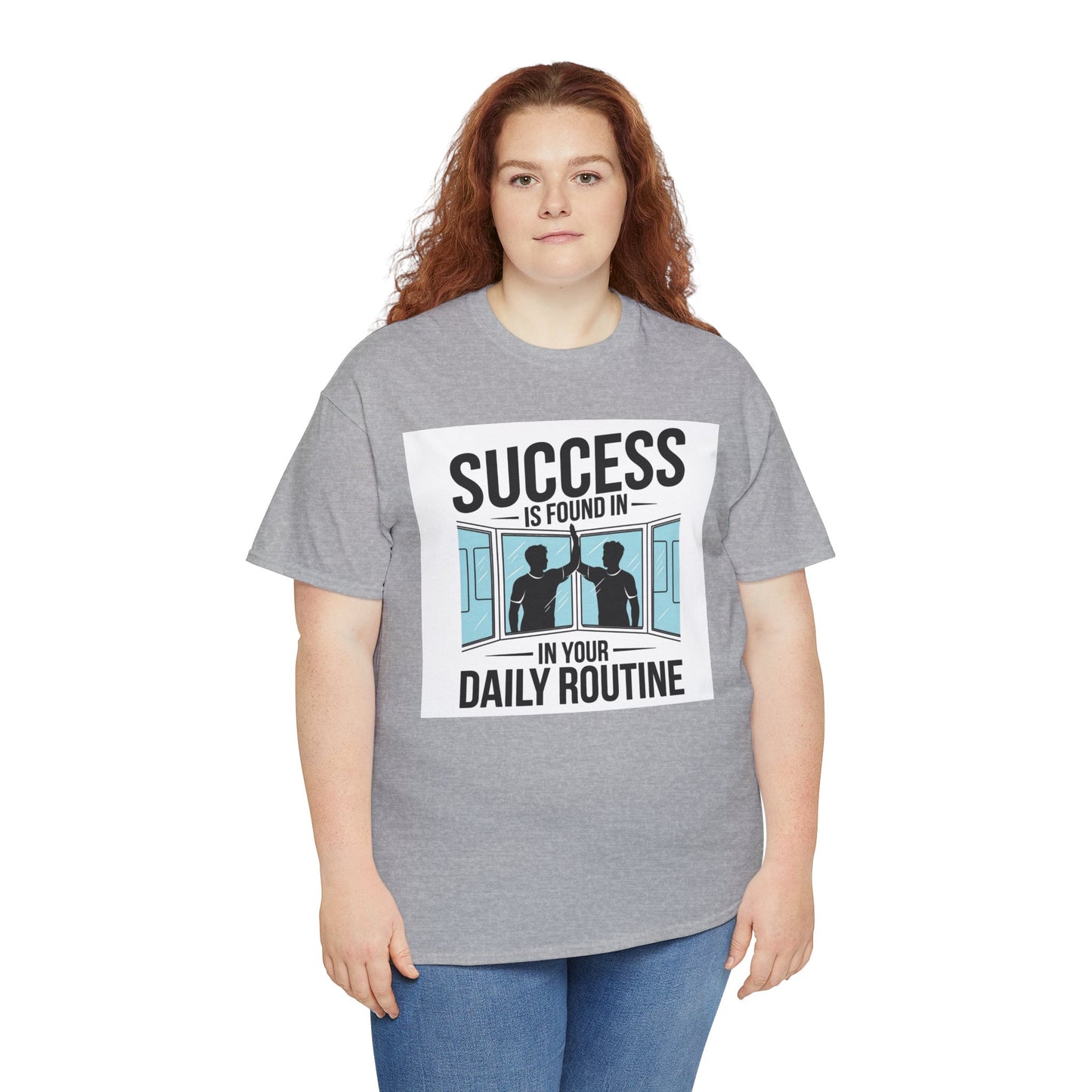 Success Is Found In Your Daily Routine Unisex Heavy Cotton Tee