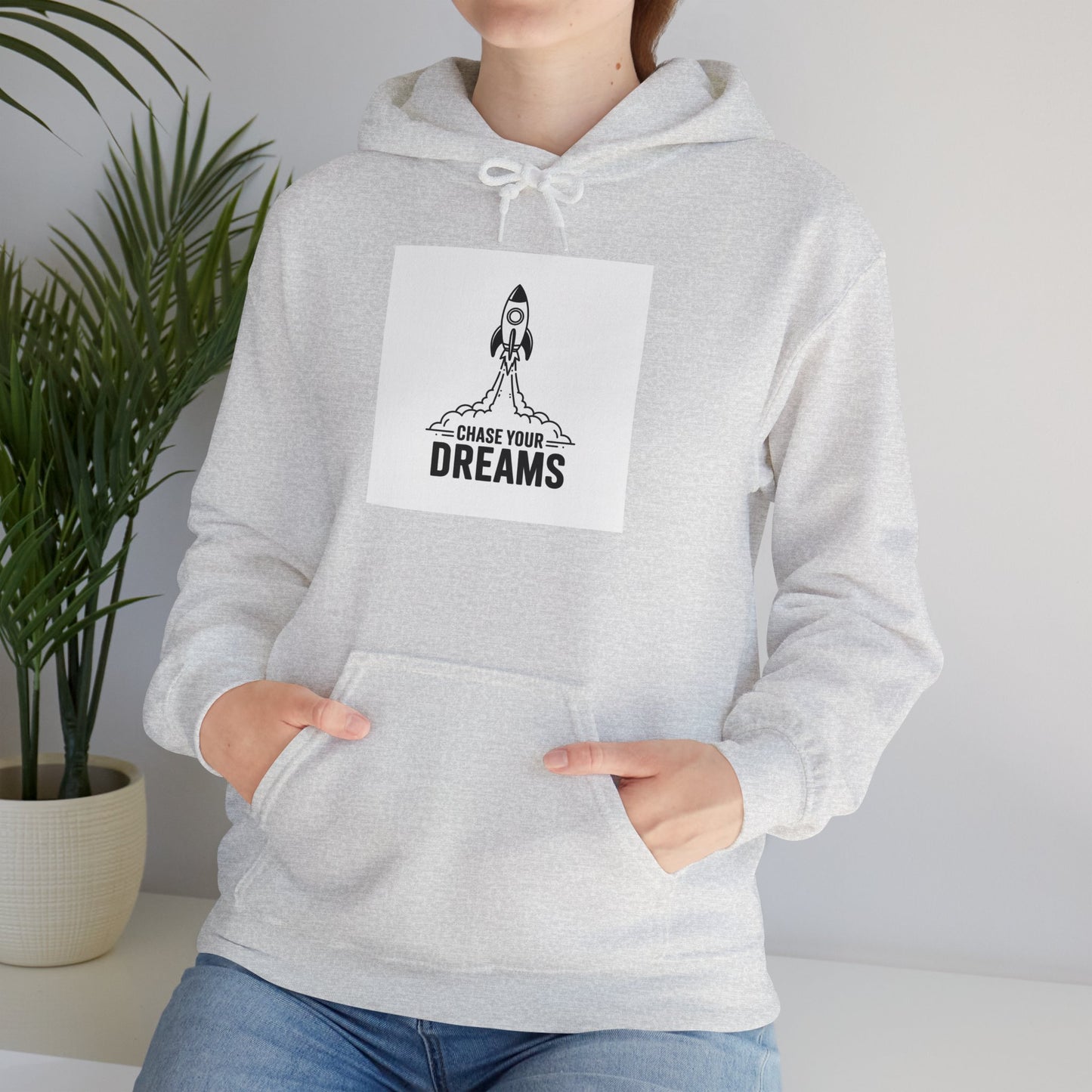 Chase Your Dreams Hooded Sweatshirt Hoodie Gildan 18500