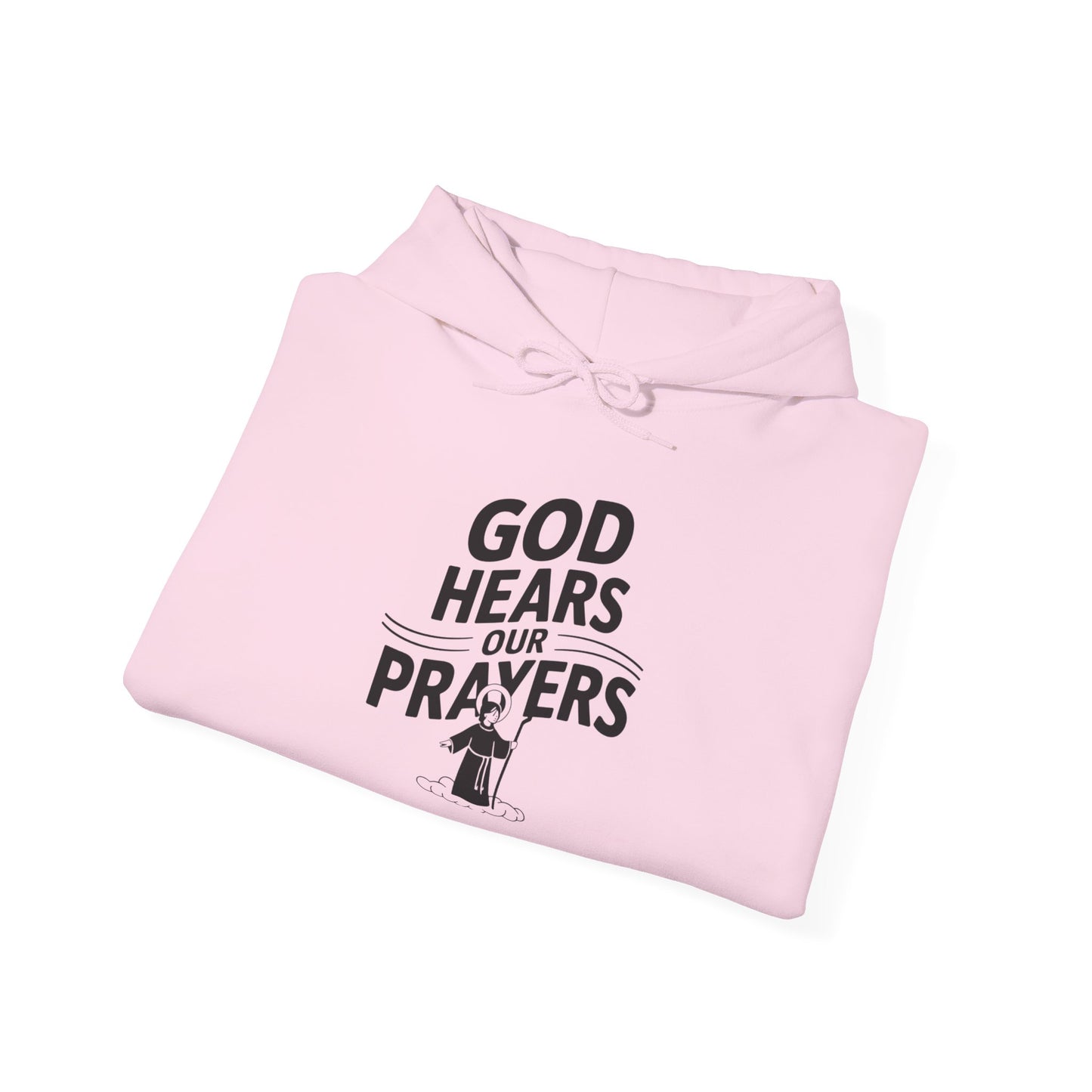 God Hears Our Prayers Unisex Heavy Blend™ Hooded Sweatshirt