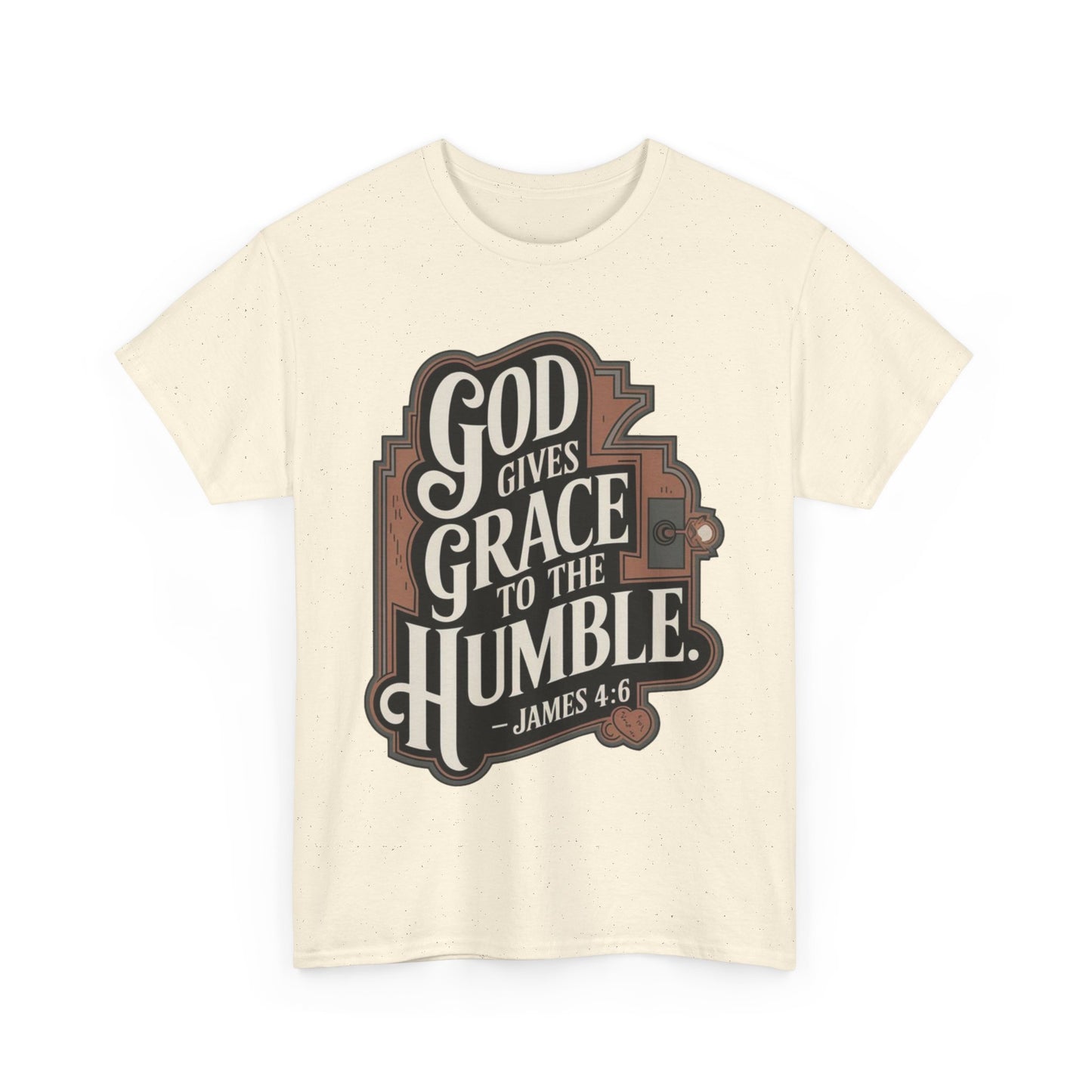 GOD Gives Grace To The Humble Unisex Heavy Cotton Tee