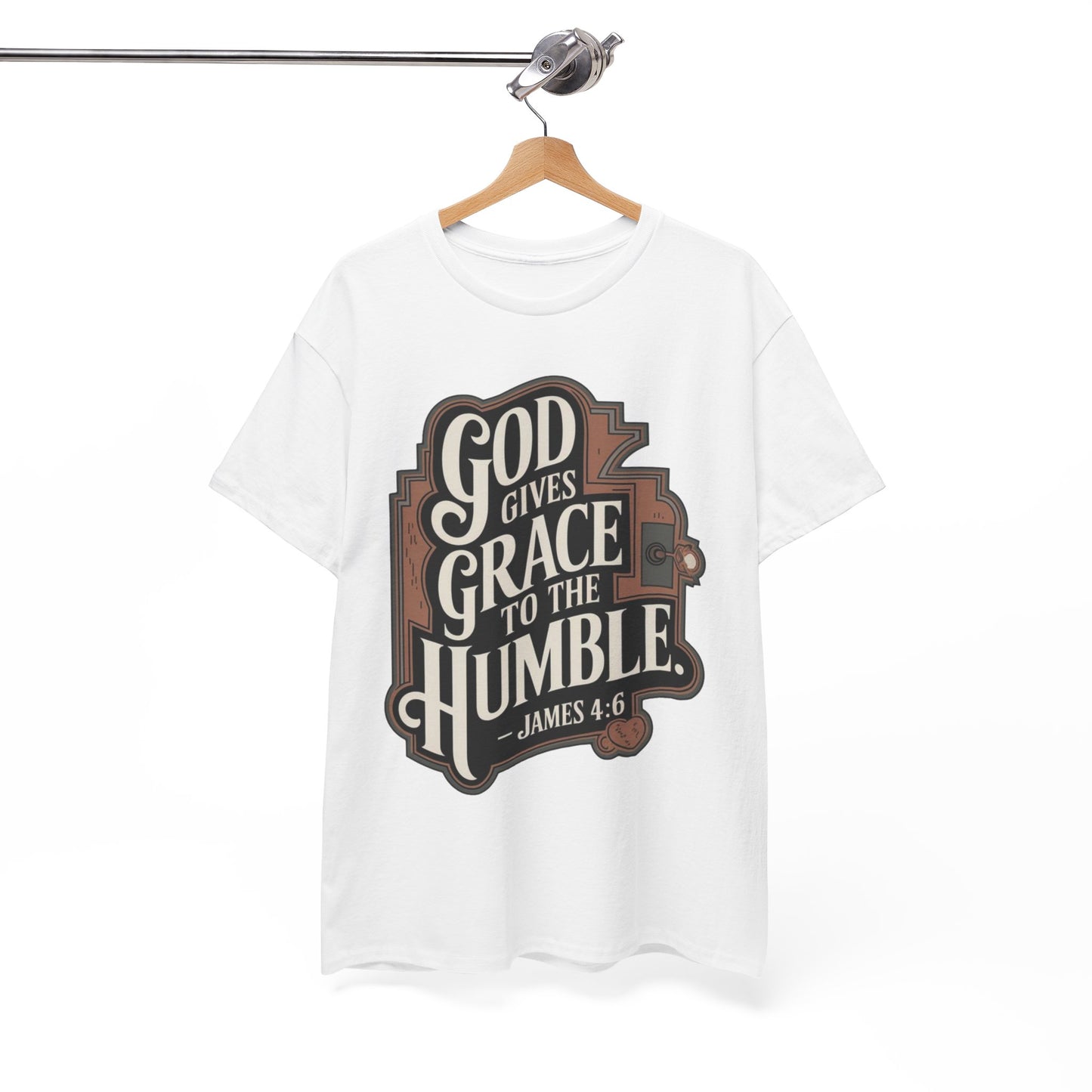 GOD Gives Grace To The Humble Unisex Heavy Cotton Tee