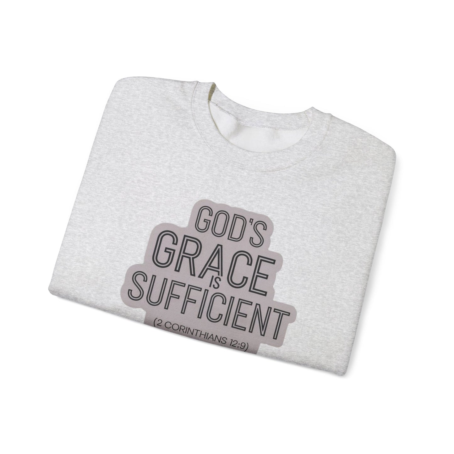 GODS Grace Is Sufficient Unisex Heavy Blend™ Crewneck Sweatshirt