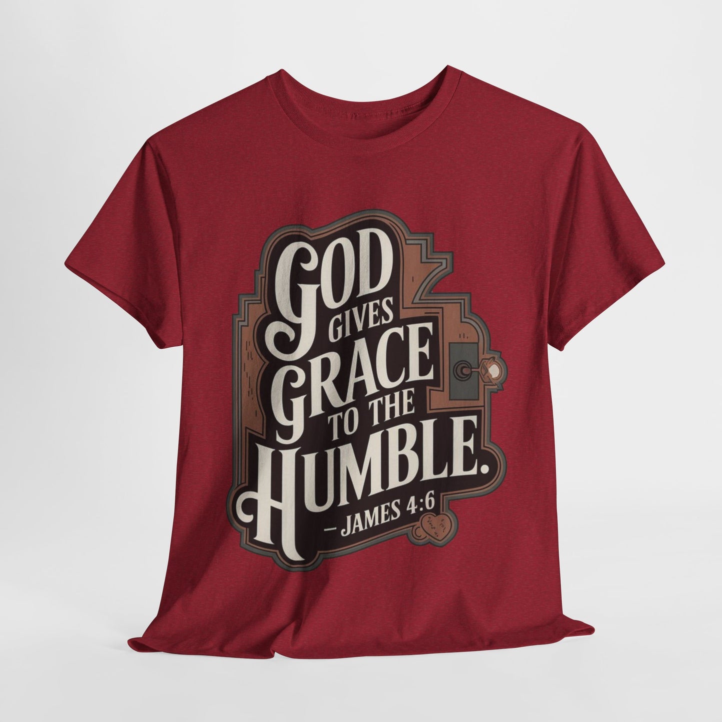 GOD Gives Grace To The Humble Unisex Heavy Cotton Tee