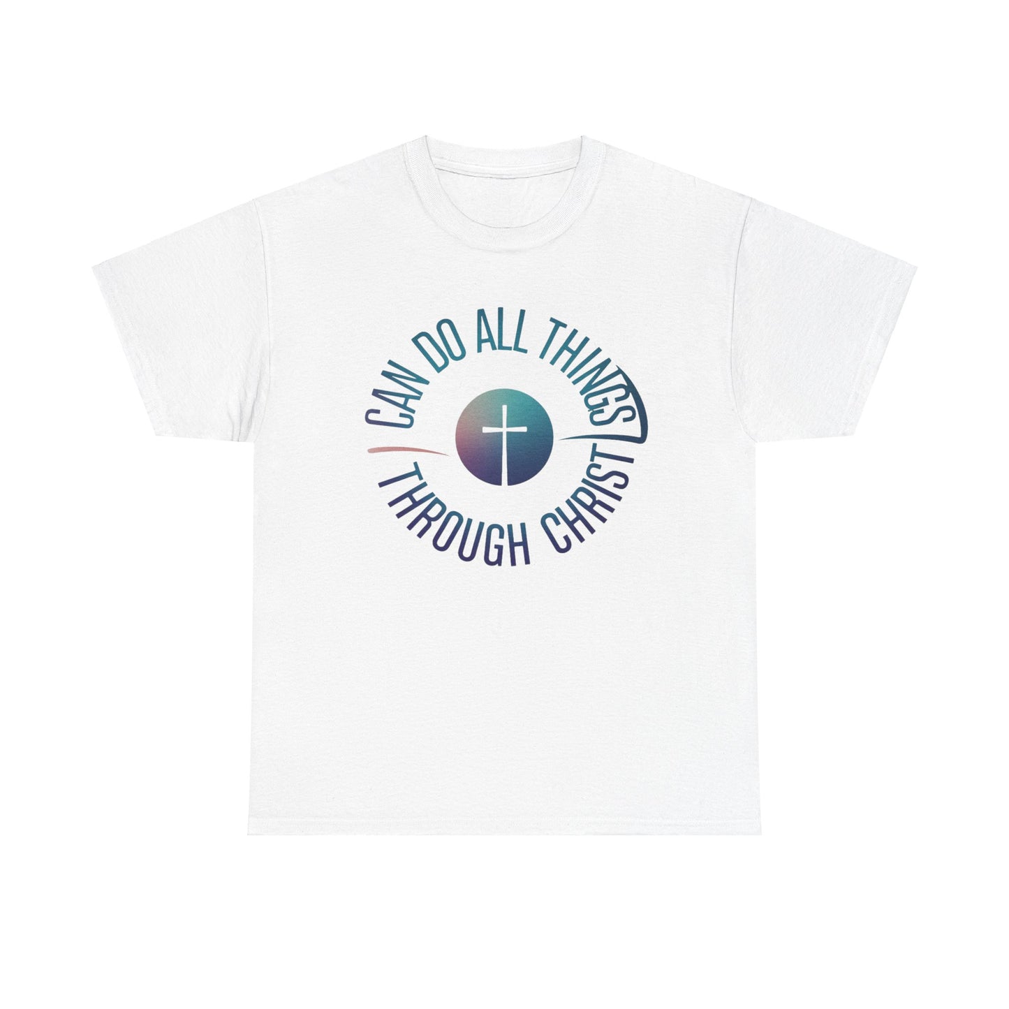 I Can Do All Things Through CHRIST Unisex Heavy Cotton Tee