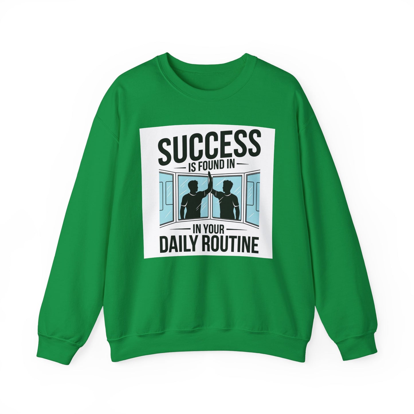 Success Is Found In Your Daily Routine Unisex Heavy Blend™ Crewneck Sweatshirt