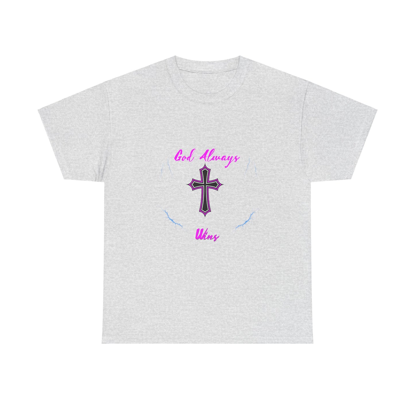 GOD always Wins Unisex Heavy Cotton Tee