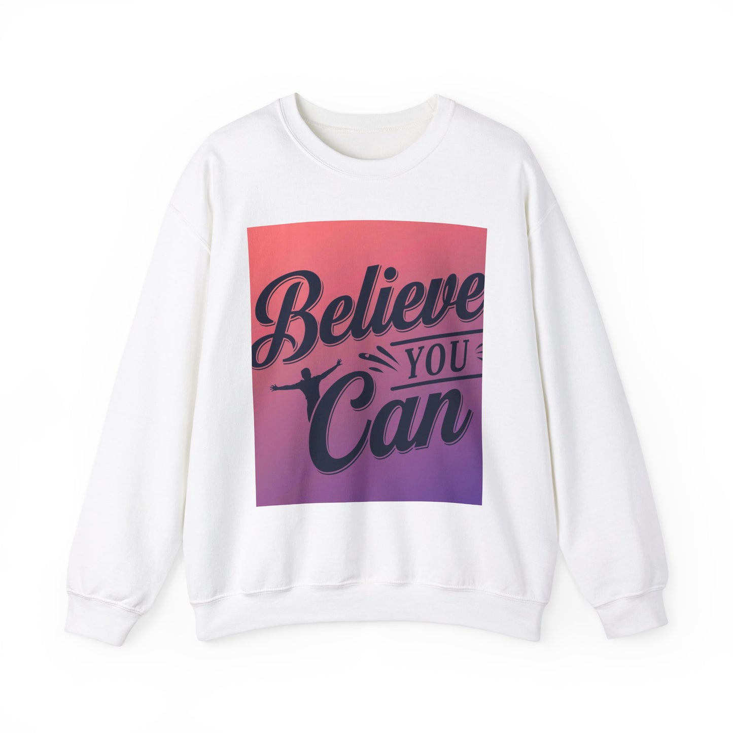 Believe You Can Unisex Heavy Blend™ Crewneck Sweatshirt Gildan 18000