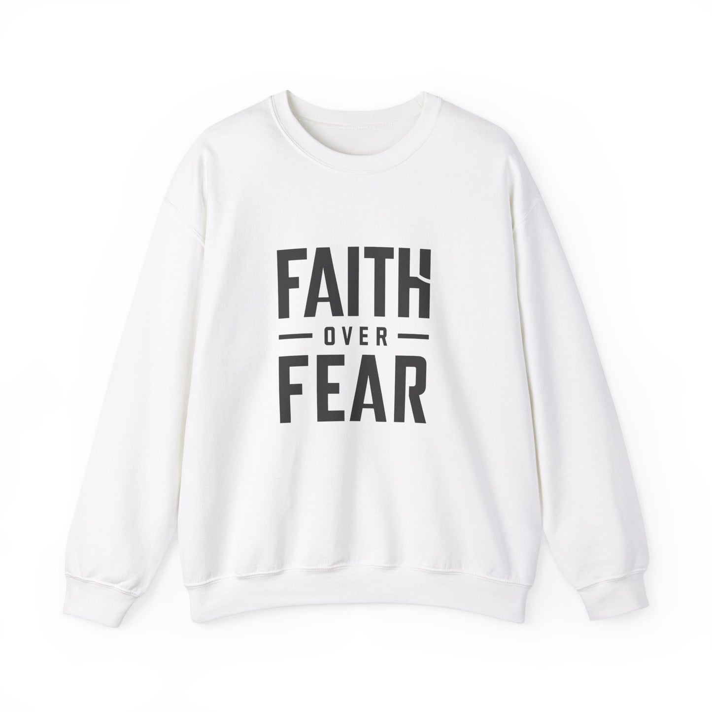 Faith Over Fear Unisex Heavy Blend™ Crewneck Sweatshirt