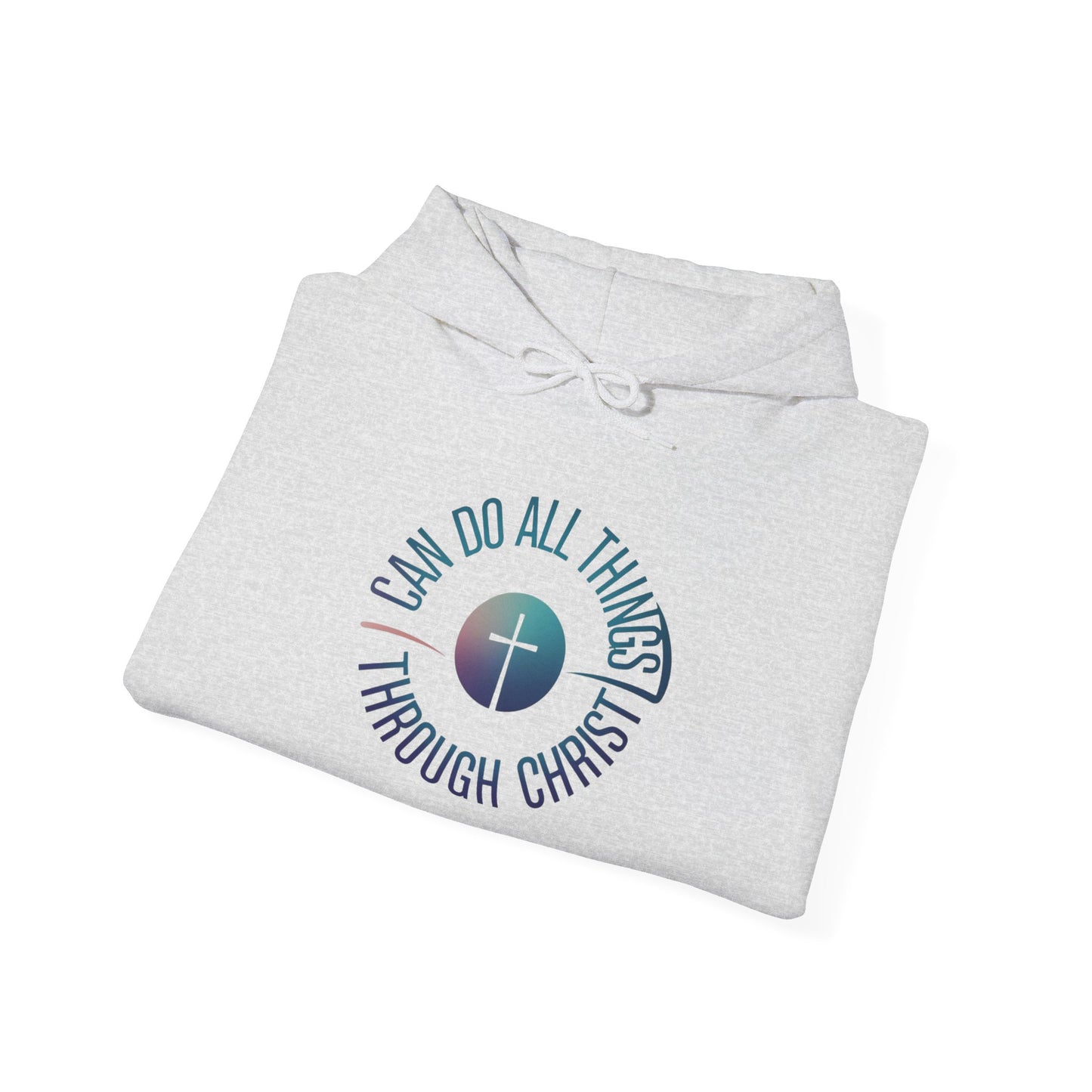 I Can Do All Things Through CHRIST Unisex Heavy Blend™ Hooded Sweatshirt