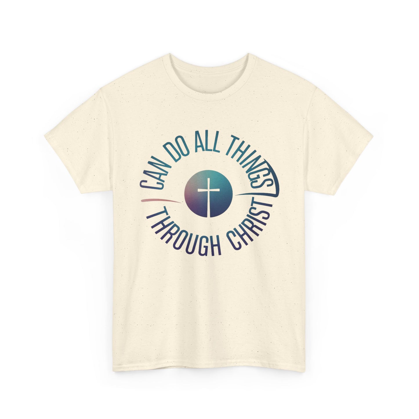 I Can Do All Things Through CHRIST Unisex Heavy Cotton Tee