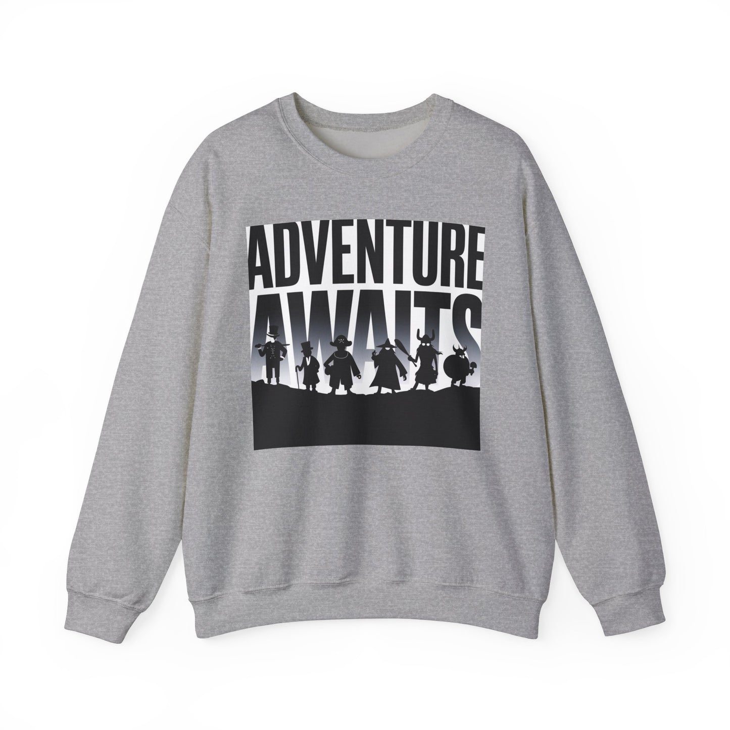 Adventure Awaits Sweatshirt Gildan 18000