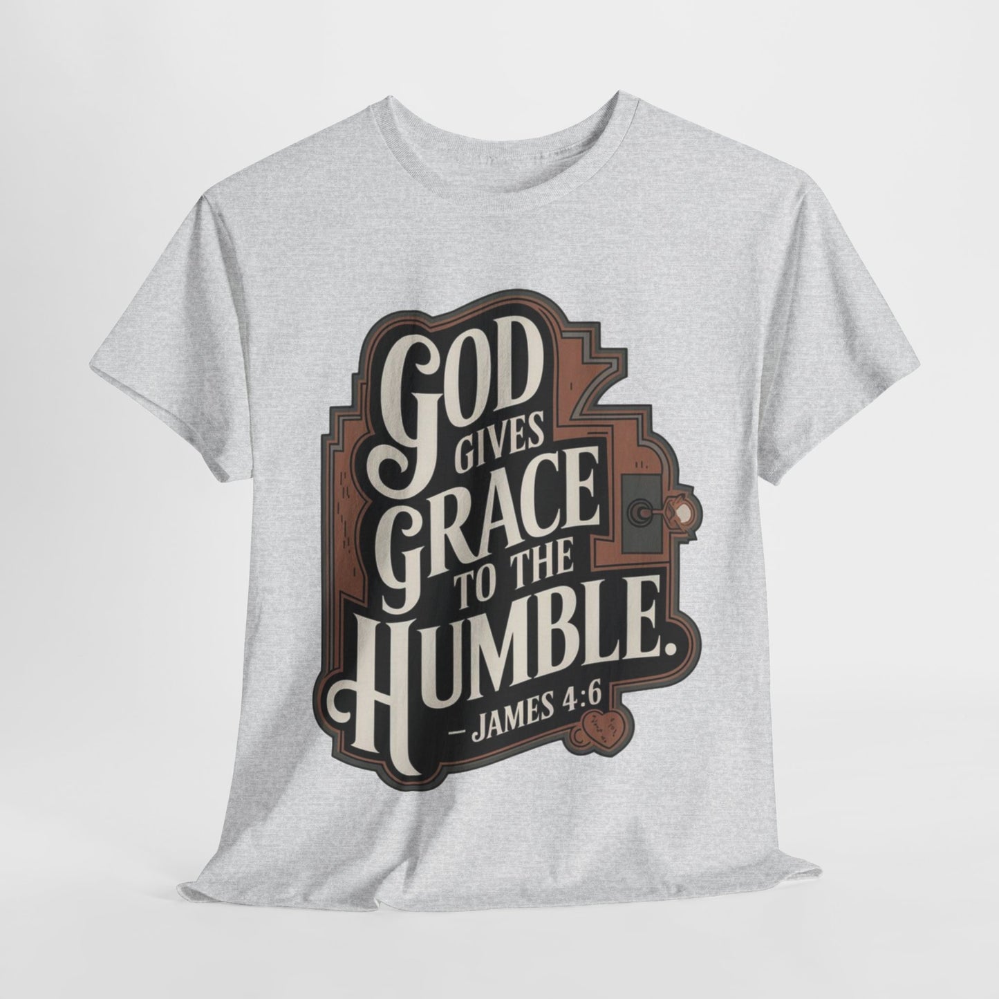 GOD Gives Grace To The Humble Unisex Heavy Cotton Tee