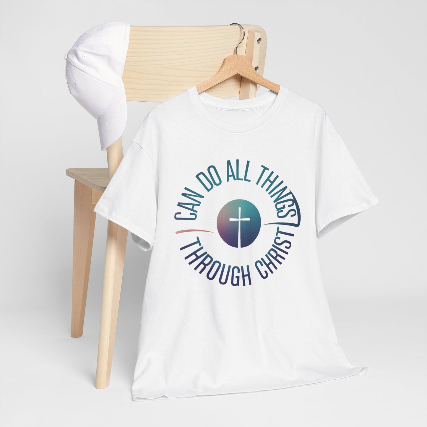 I Can Do All Things Through CHRIST Unisex Heavy Cotton Tee