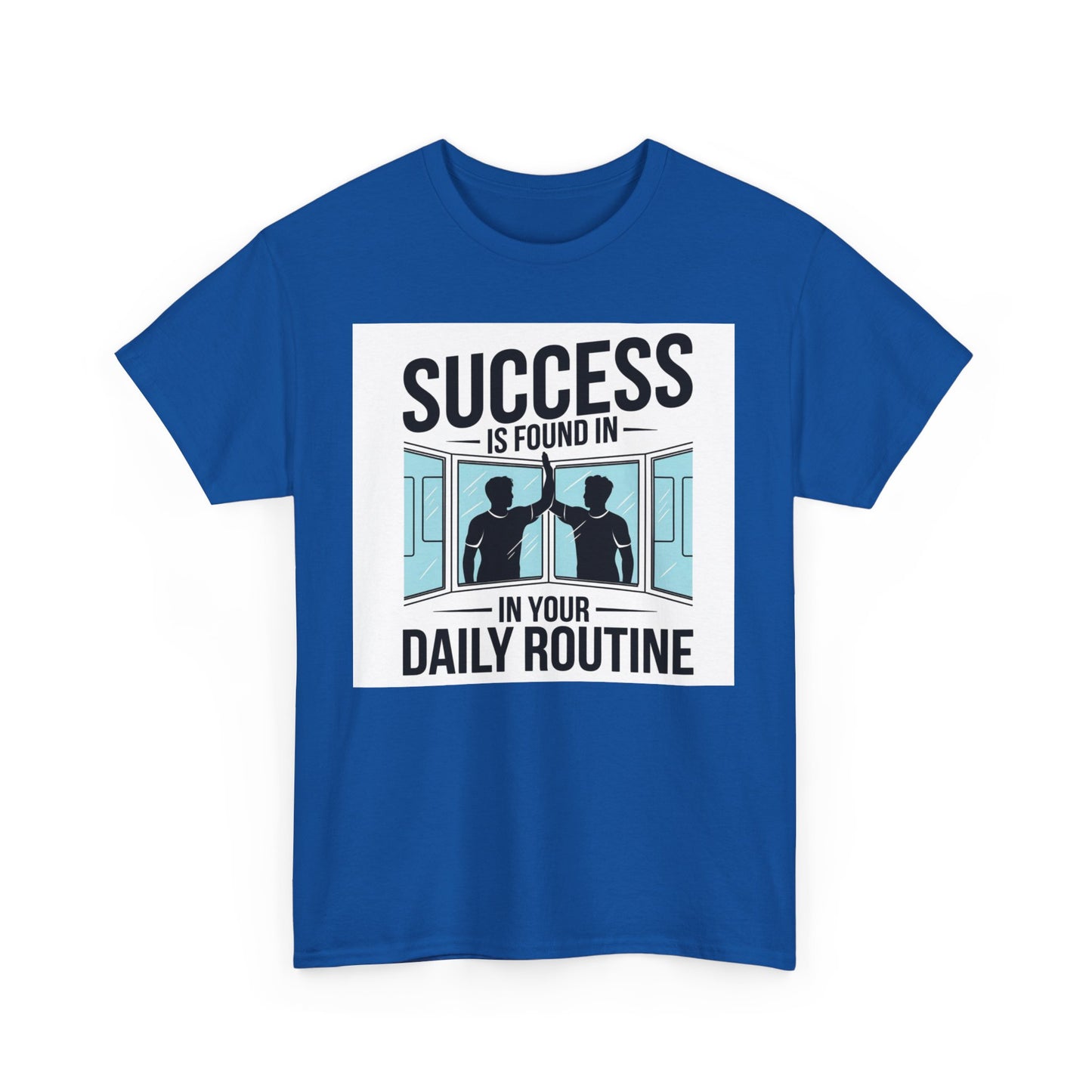 Success Is Found In Your Daily Routine Unisex Heavy Cotton Tee