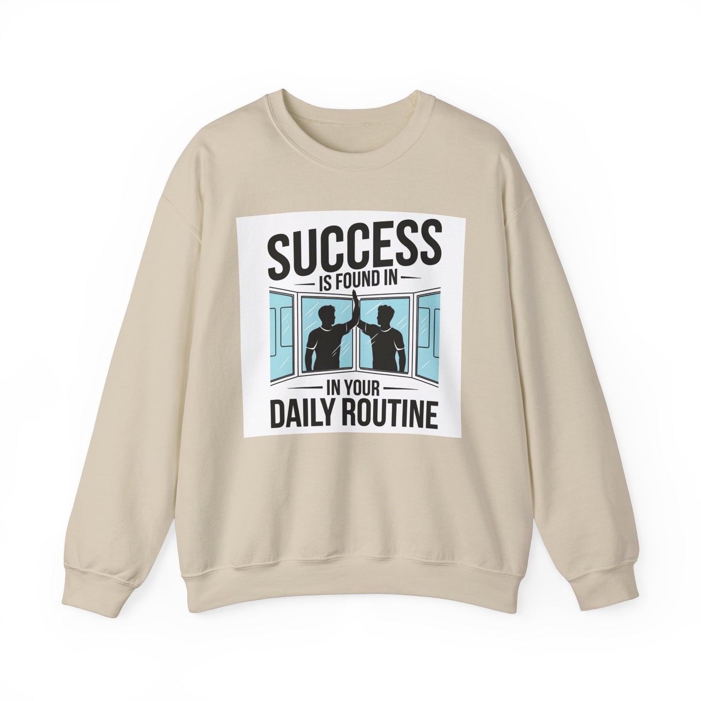 Success Is Found In Your Daily Routine Unisex Heavy Blend™ Crewneck Sweatshirt