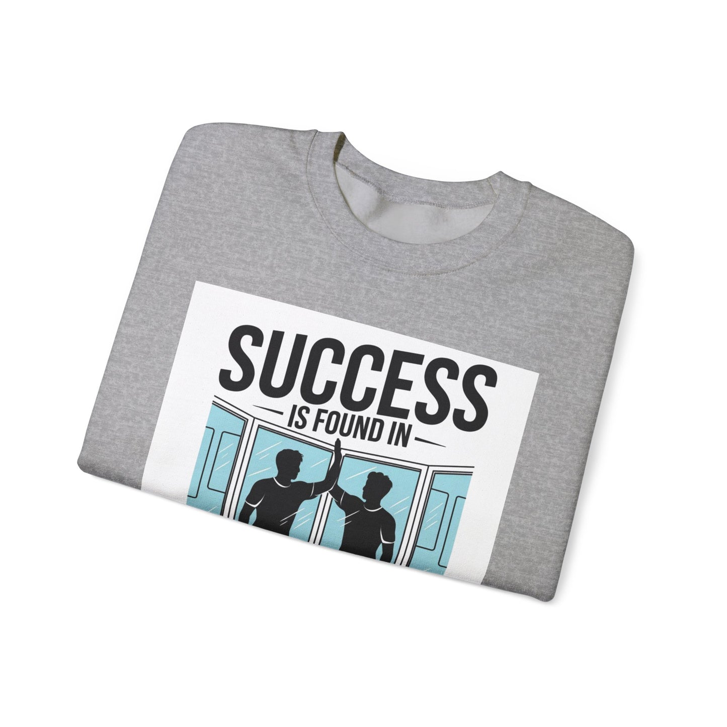 Success Is Found In Your Daily Routine Unisex Heavy Blend™ Crewneck Sweatshirt