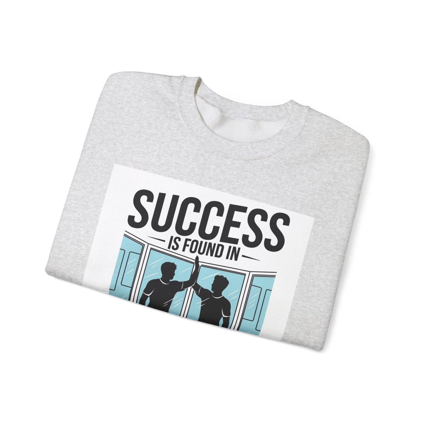 Success Is Found In Your Daily Routine Unisex Heavy Blend™ Crewneck Sweatshirt