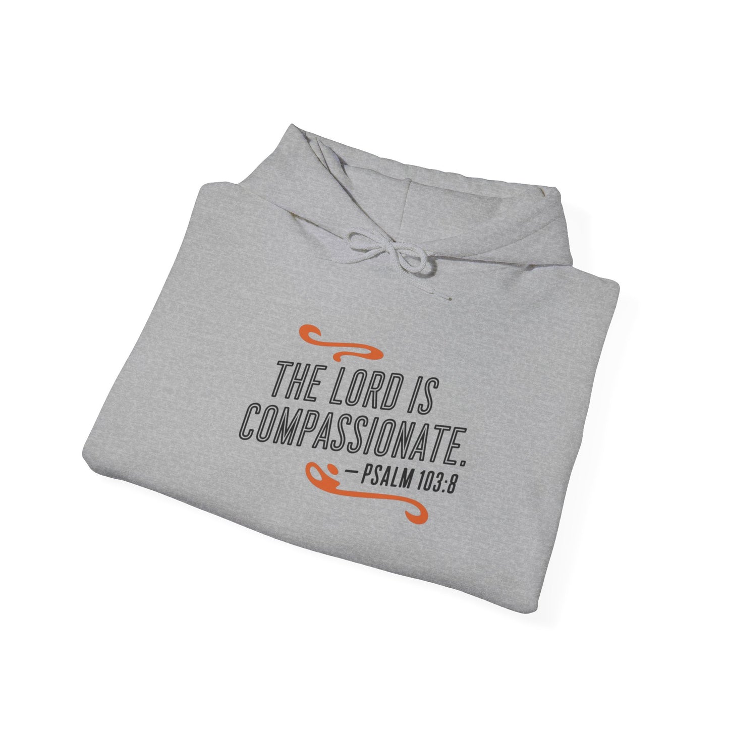 The LORD Is Compassionate  Unisex Heavy Blend™ Hooded Sweatshirt