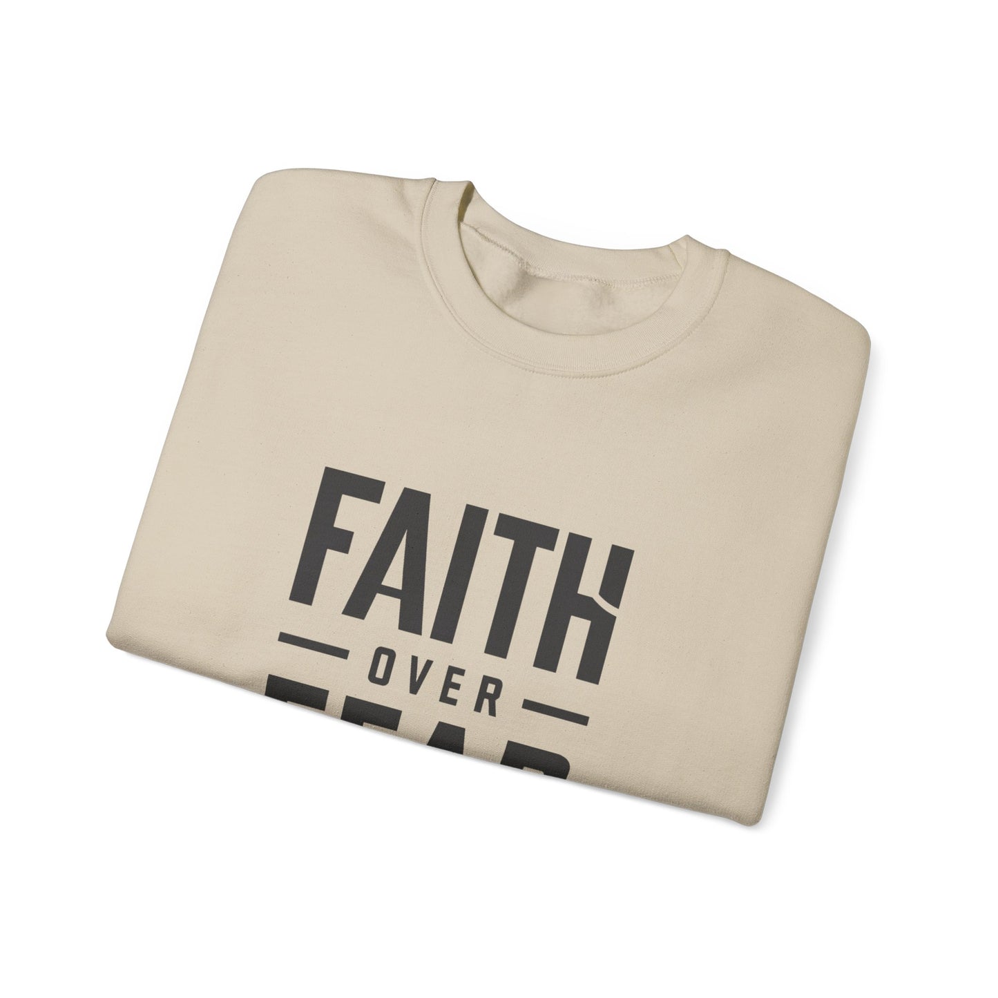 Faith Over Fear Unisex Heavy Blend™ Crewneck Sweatshirt