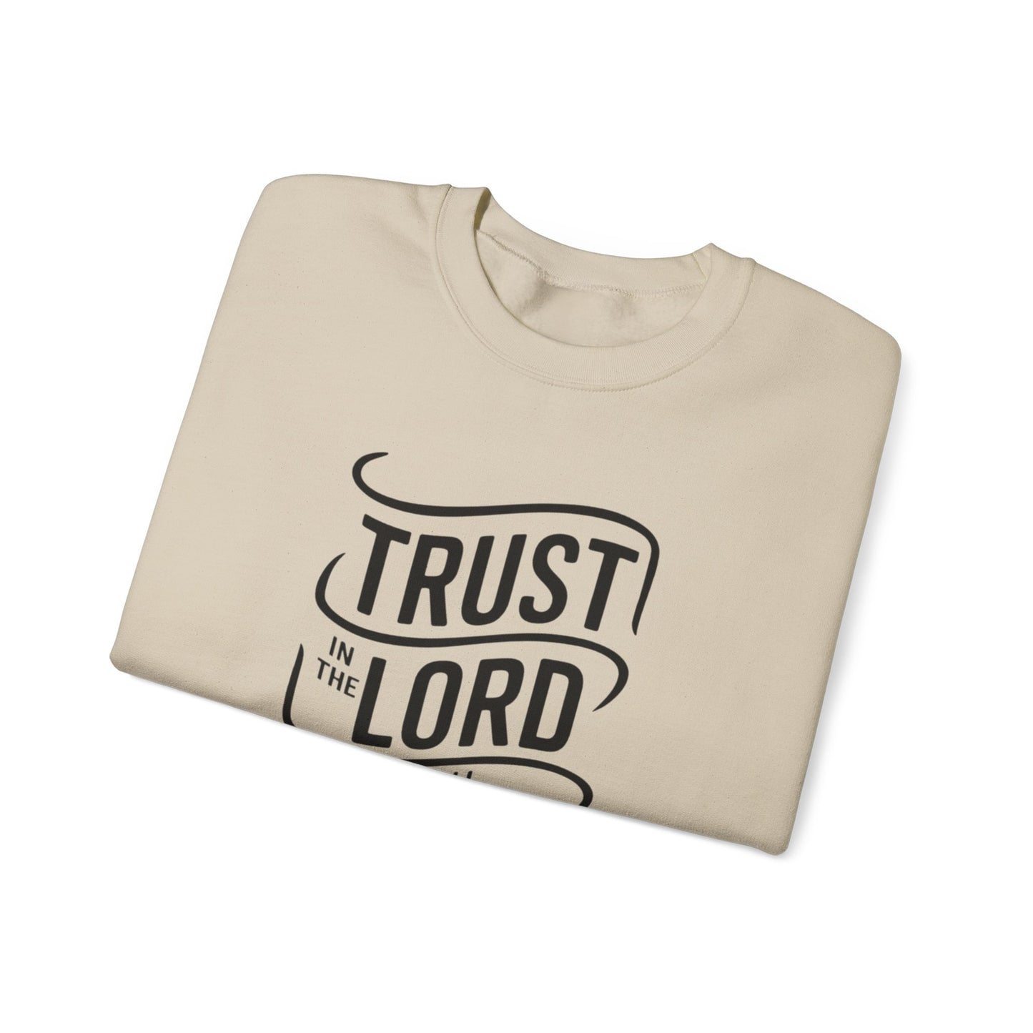 Trust In The LORD With All Your Heart Unisex Heavy Blend™ Crewneck Sweatshirt