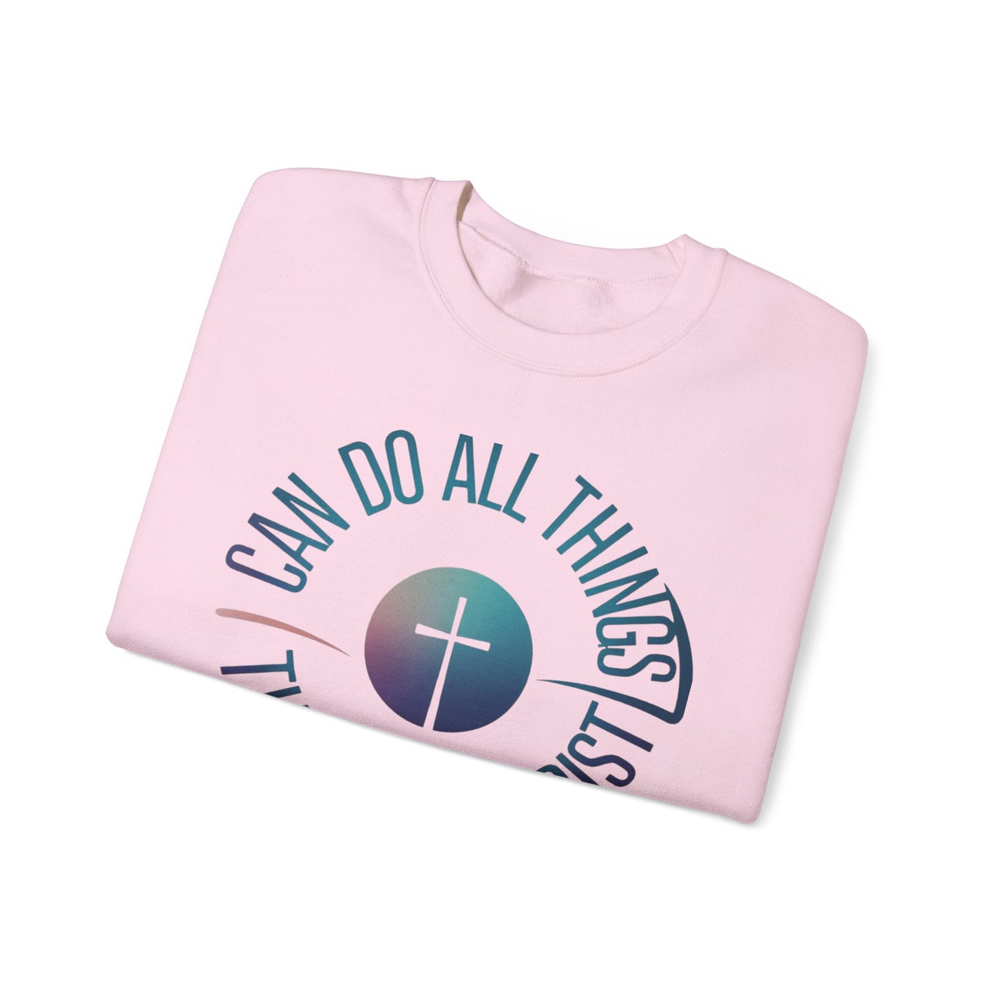 I Can Do All Things Through CHRIST Unisex Heavy Blend™ Crewneck Sweatshirt