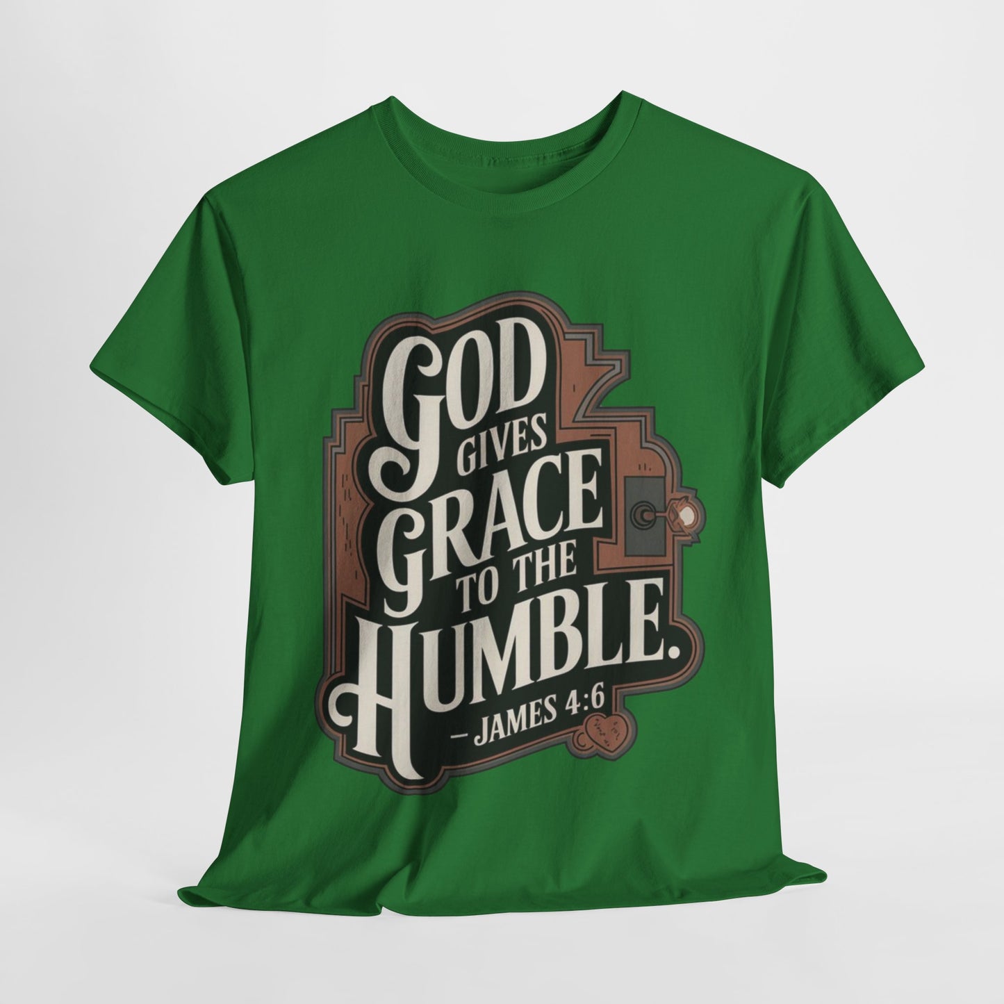 GOD Gives Grace To The Humble Unisex Heavy Cotton Tee