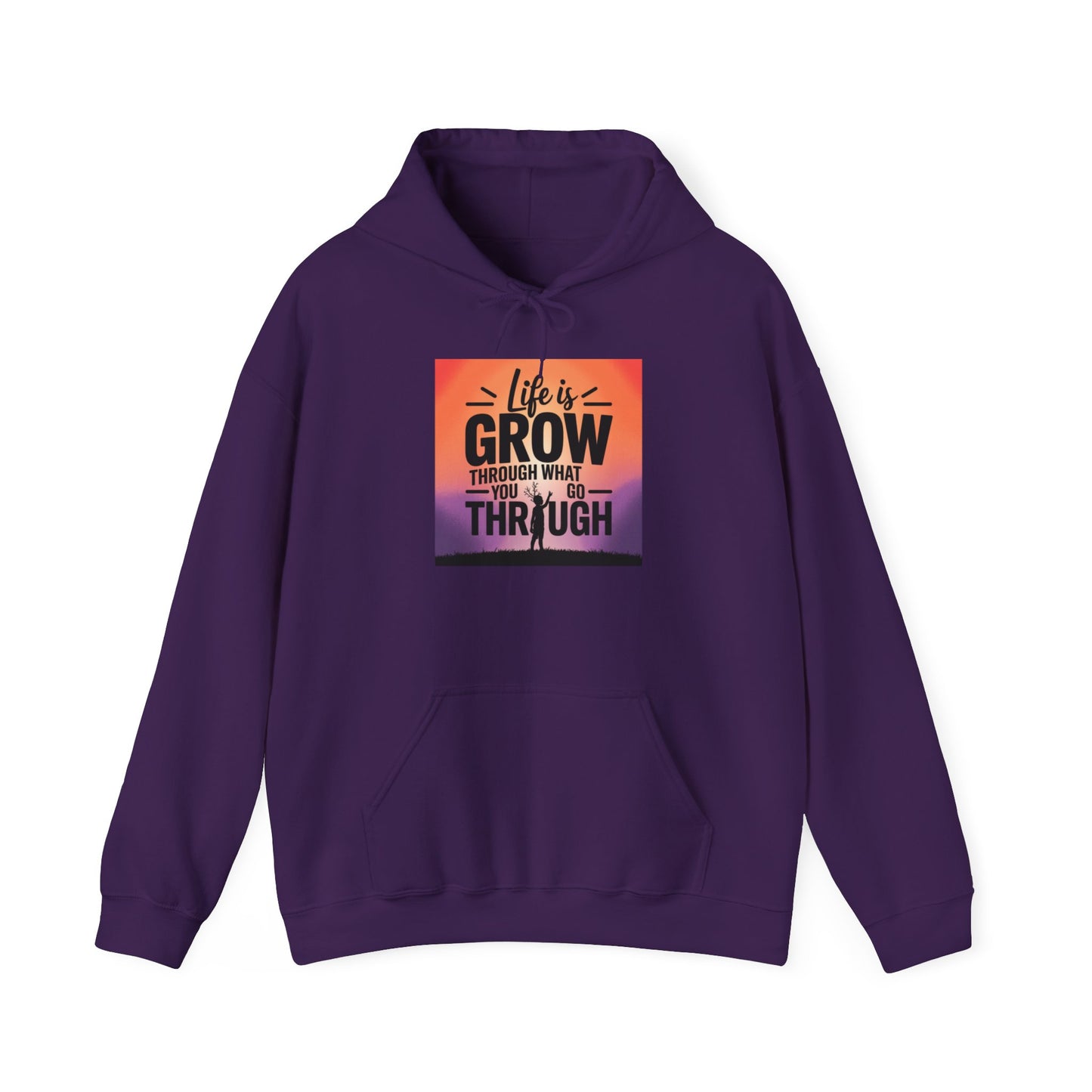 Growth Mindset Hoodie Hooded Sweatshirt Gildan 18500