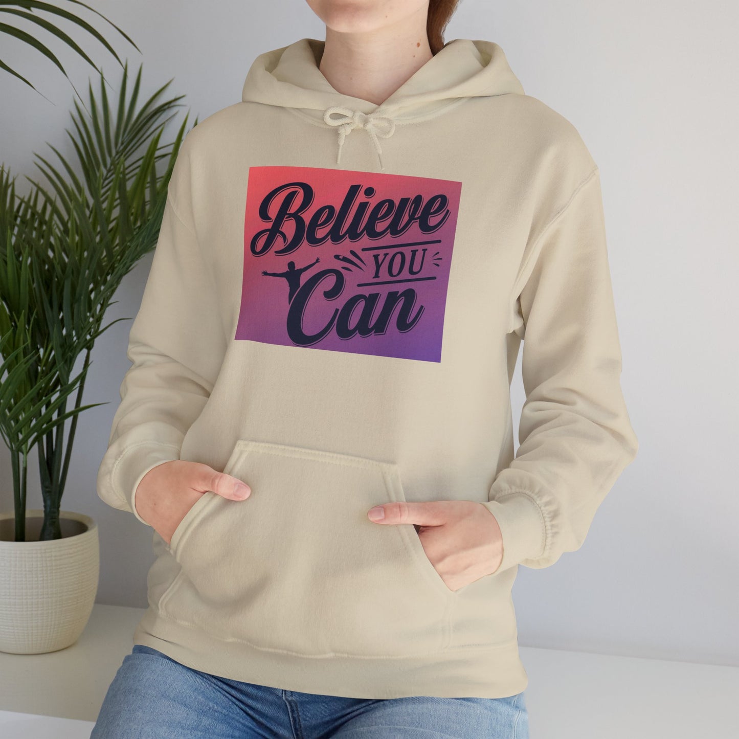 Believe You Can Unisex Heavy Blend™ Hooded Sweatshirt