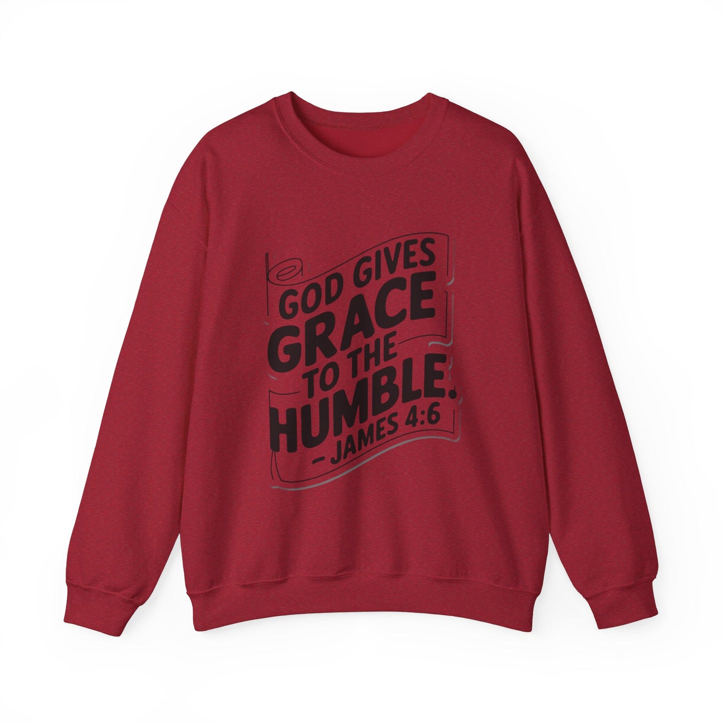 GOD Gives Grace To The Humble Unisex Heavy Blend™ Crewneck Sweatshirt