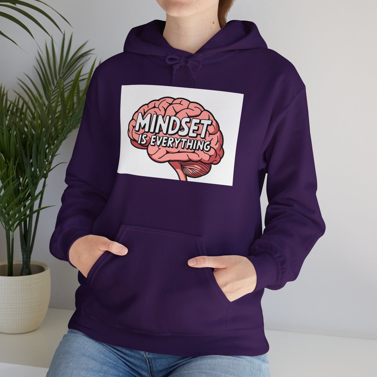 Mindset Is Everything Unisex Heavy Blend™ Hooded Sweatshirt Hoodie Gildan 18500