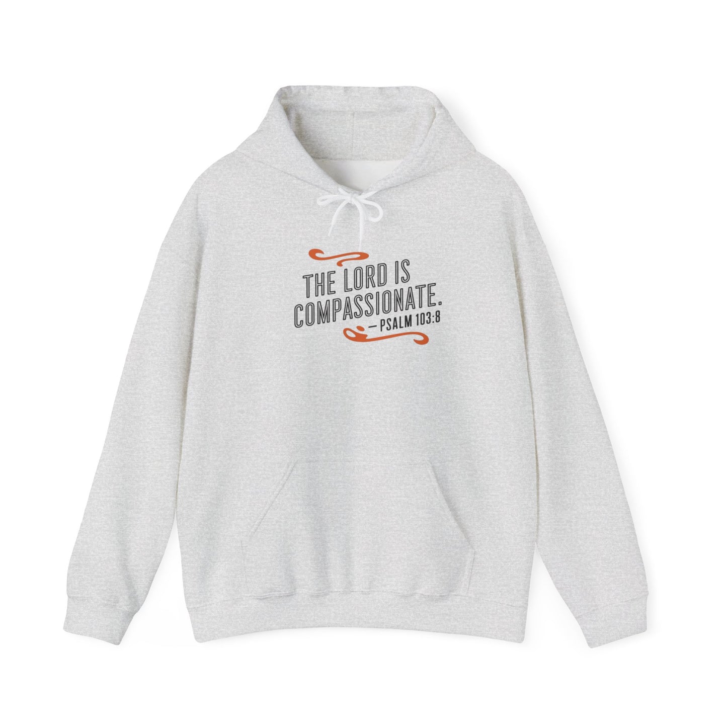 The LORD Is Compassionate  Unisex Heavy Blend™ Hooded Sweatshirt