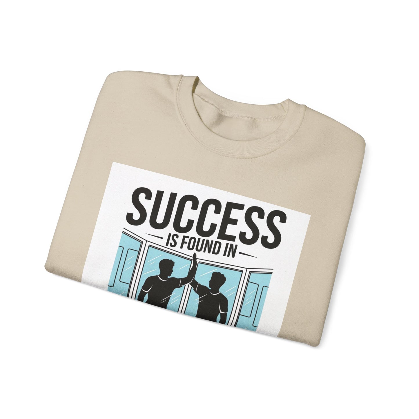 Success Is Found In Your Daily Routine Unisex Heavy Blend™ Crewneck Sweatshirt