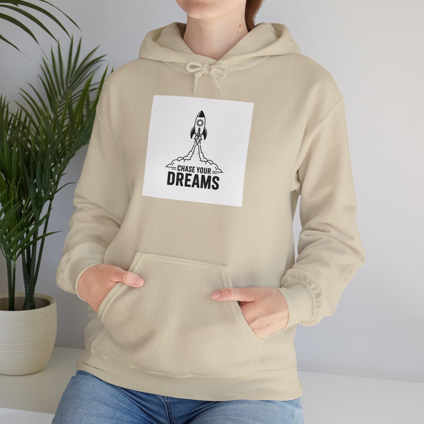 Chase Your Dreams Hooded Sweatshirt Hoodie Gildan 18500