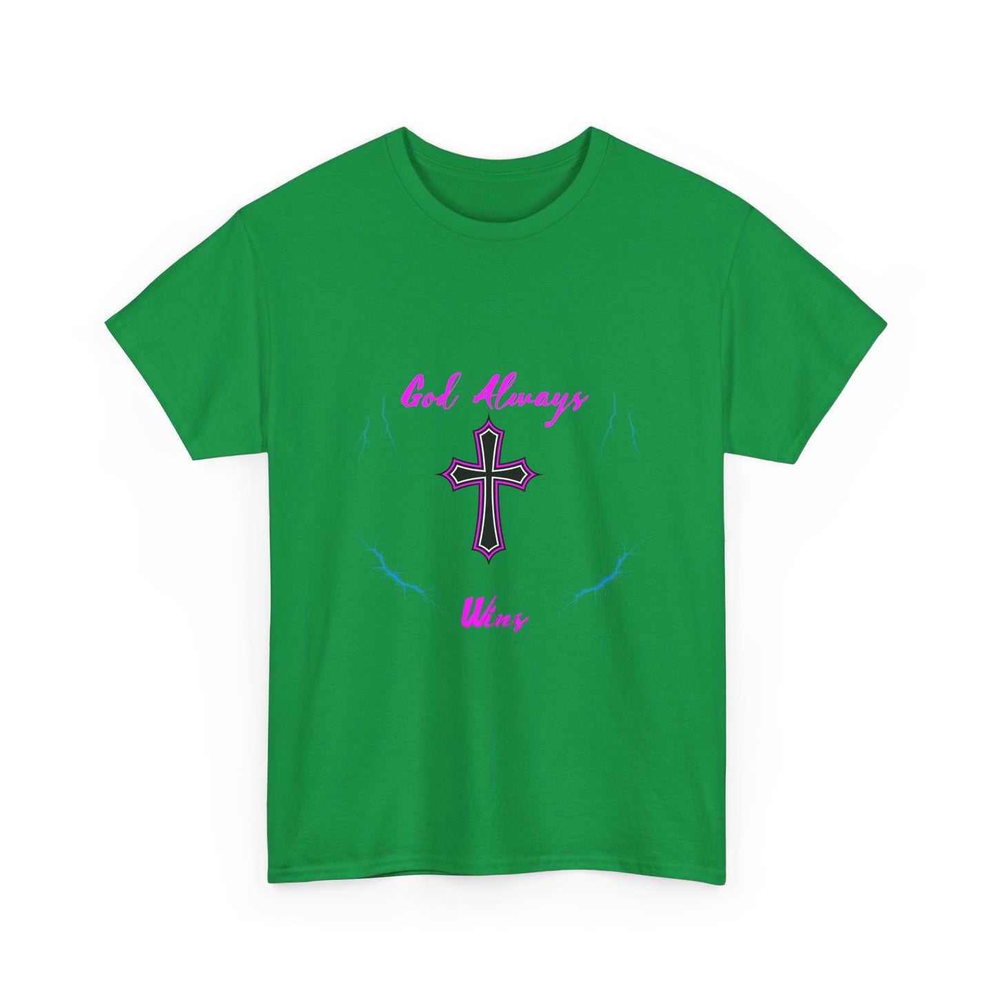 GOD always Wins Unisex Heavy Cotton Tee