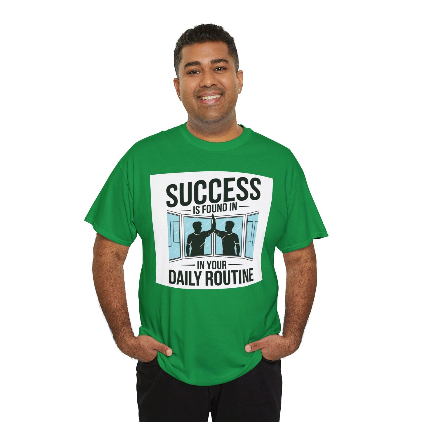 Success Is Found In Your Daily Routine Unisex Heavy Cotton Tee