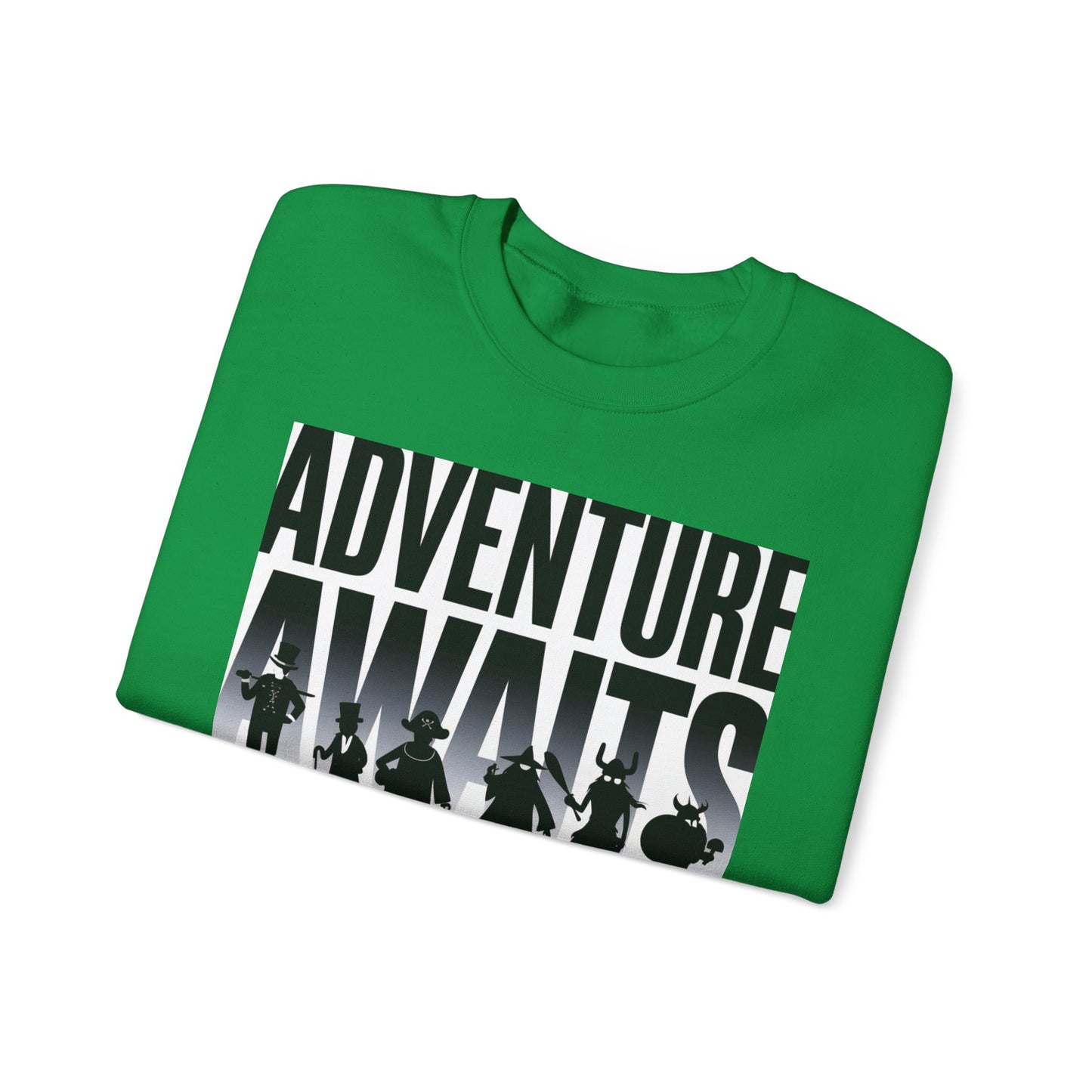 Adventure Awaits Sweatshirt Gildan 18000